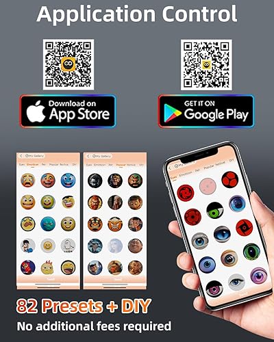 Miniatura 4 de Luz trasera de bicicleta de Demon Eyes mejorada 2025, luz trasera LED inteligente impermeable con 82 preajustes, ojos programables, luz trasera de