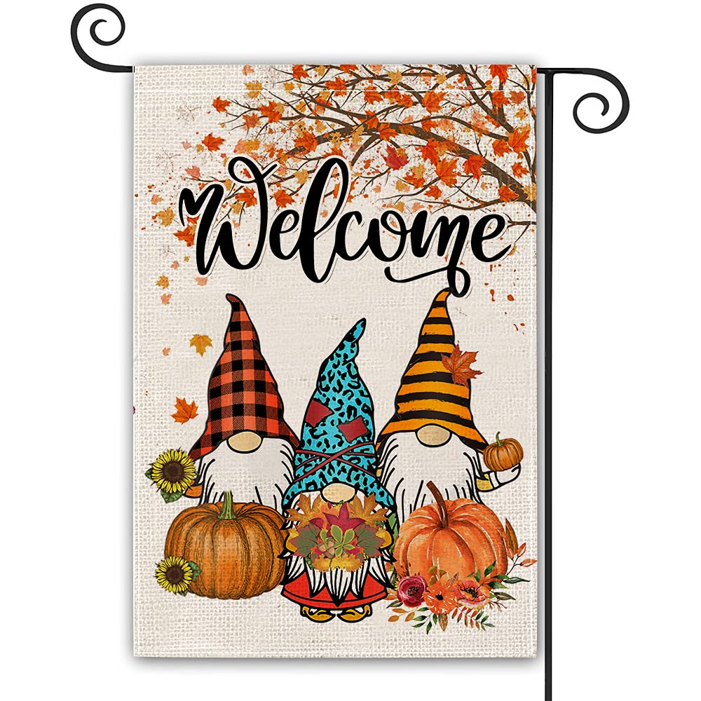 Herbst-Gartenflagge Mit Kardinal & Beeren – Doppelseitig, Wetterfest