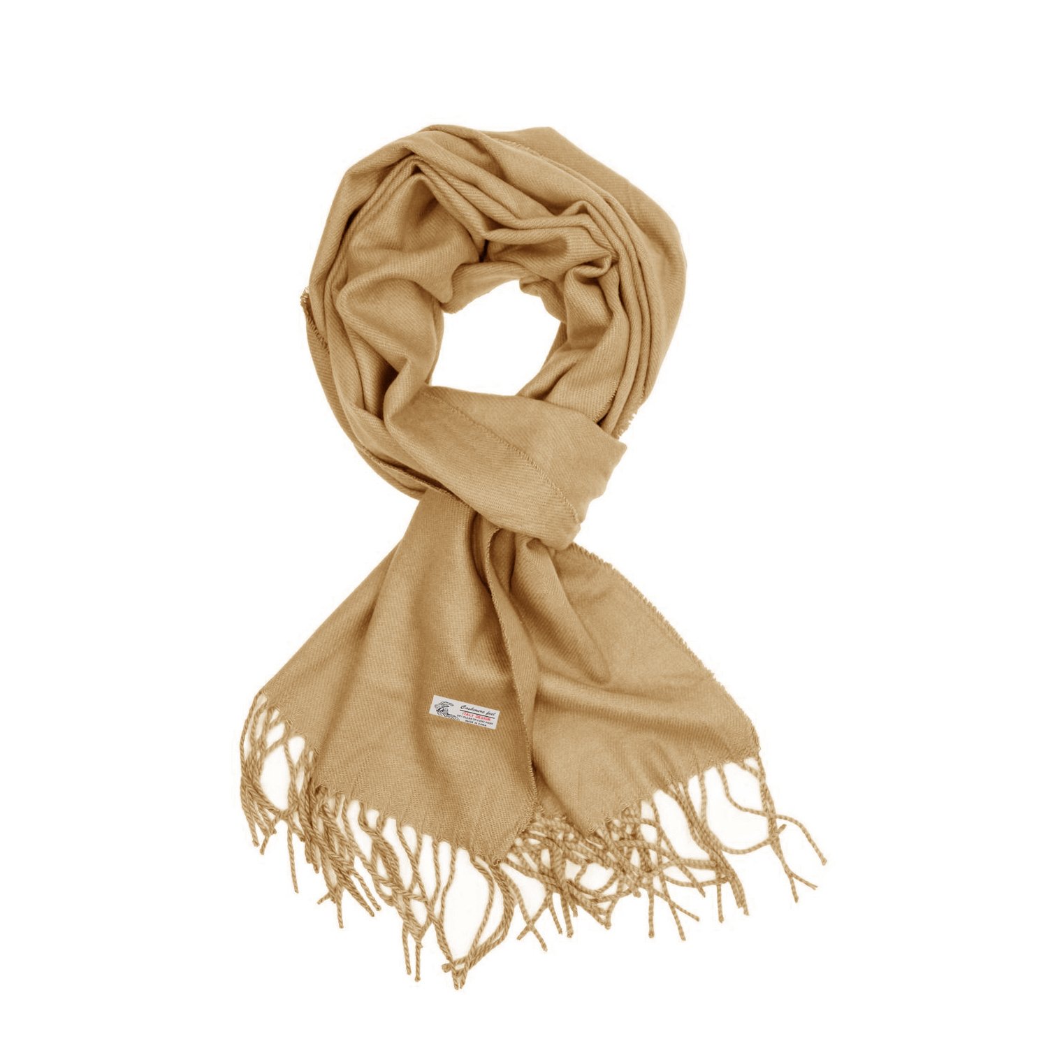 TZ Promise Plain Solid Color Cashmere Feel Classic Soft Luxurious Winter Scarf For Men Women