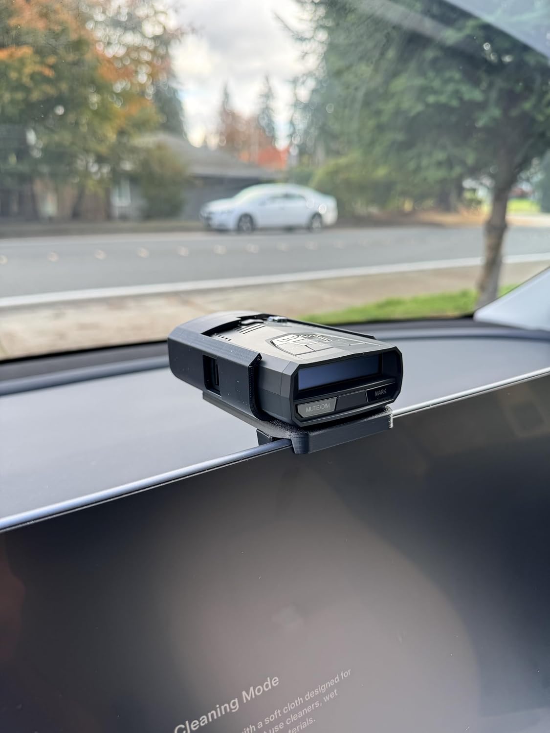 Radar Holder for Uniden R4/R4W Compatible with Tesla Vehicles - Black