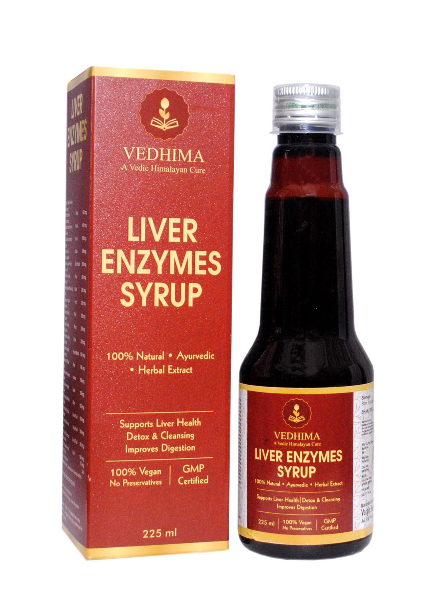 Liver Enzymes Syrup – Herbal Formula for Liver Health, Detox & Cleansing, Supports Digestion, 100% Vegan 225 ml-image-28