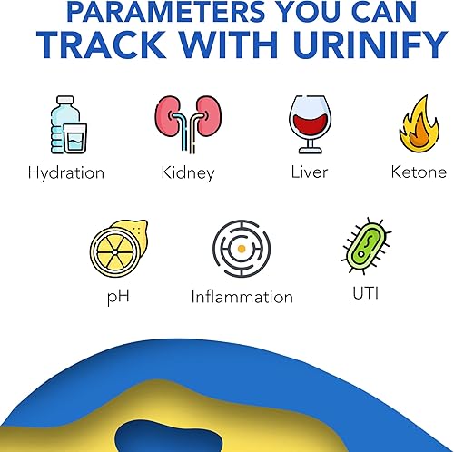 Miniatura 3 de Mobile App Tiras reactivas de orina, kit de prueba de riñón e hígado de confianza en el hogar, proteína urinaria, prueba de infección urinaria,