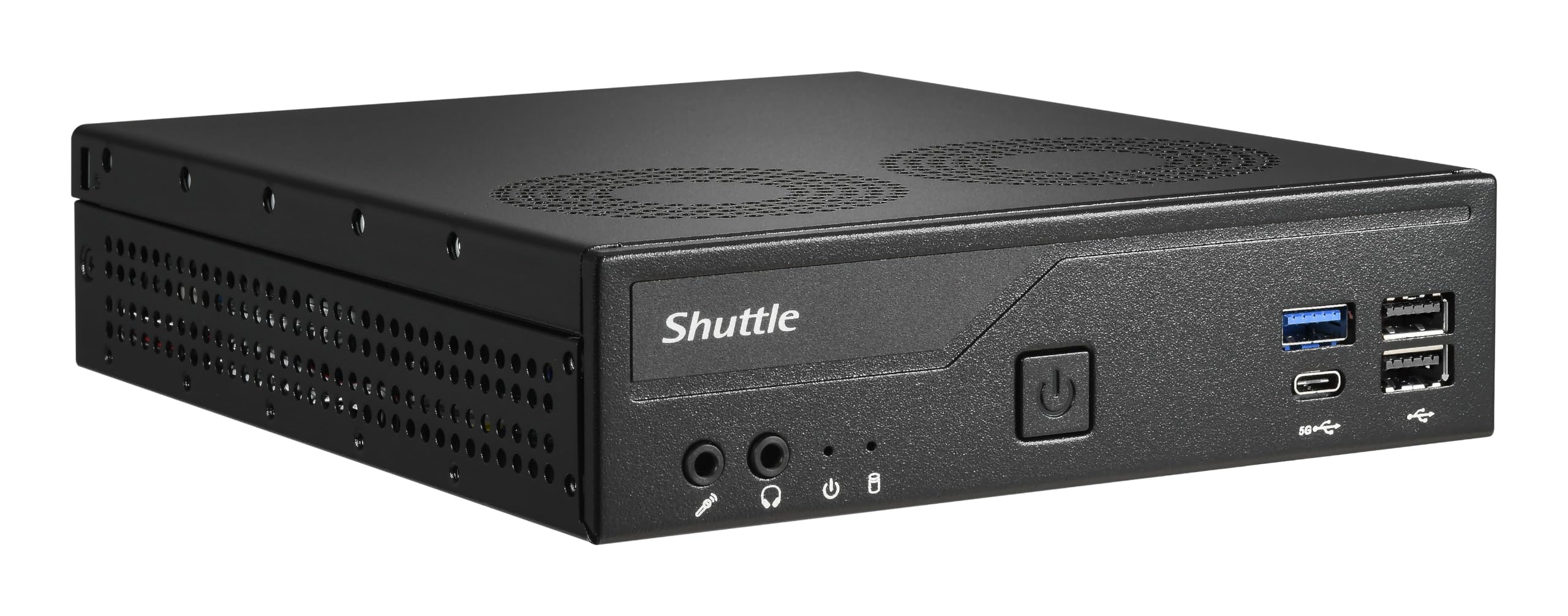 Shuttle XP? Slim DH610V2 1.35L Grand PC Mini PC Barebone Intel H610 LGA 1700 DDR5-SDRAM 120