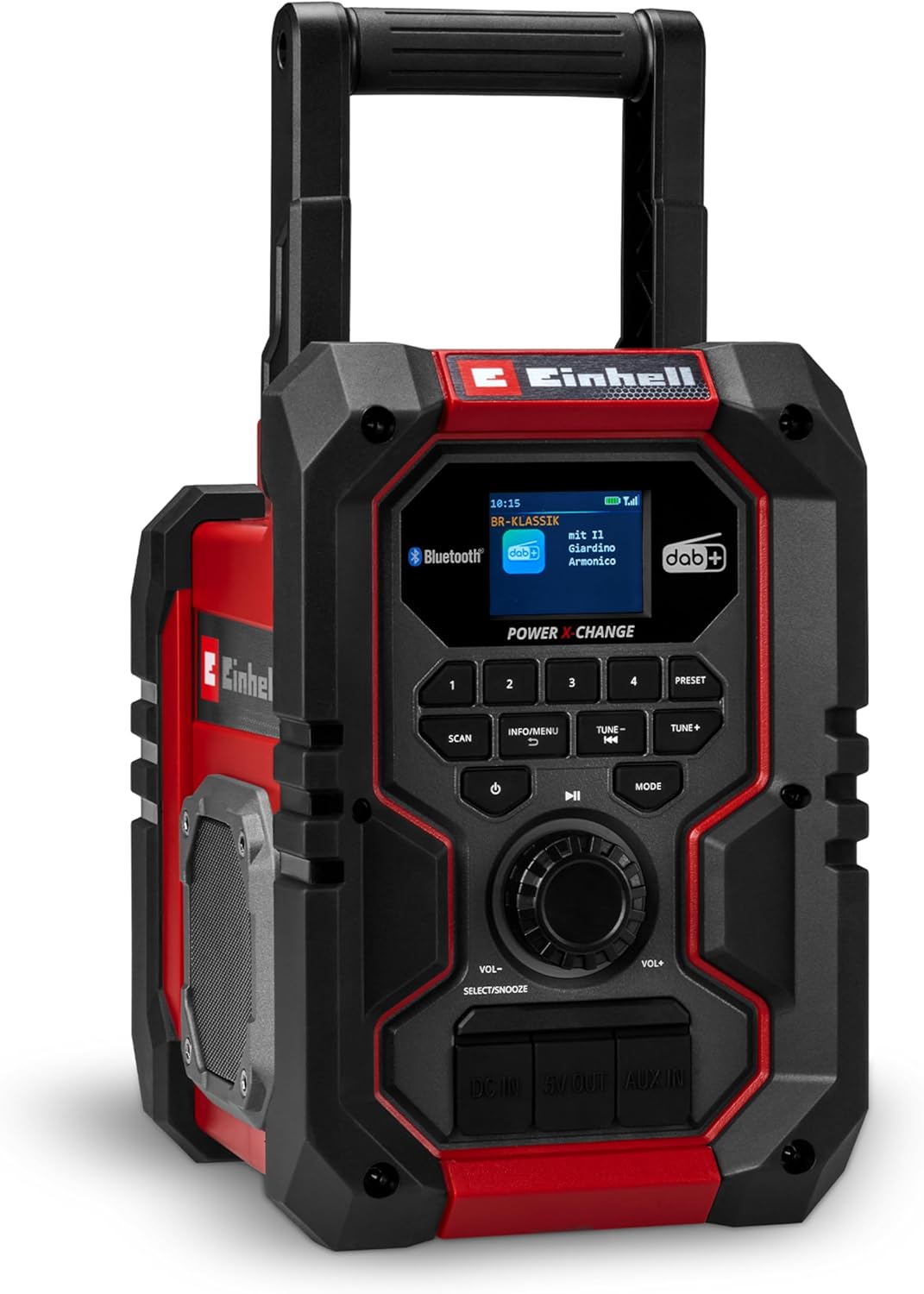 Einhell Radio DAB+/FM/BT/AUX/USB 18V IP65