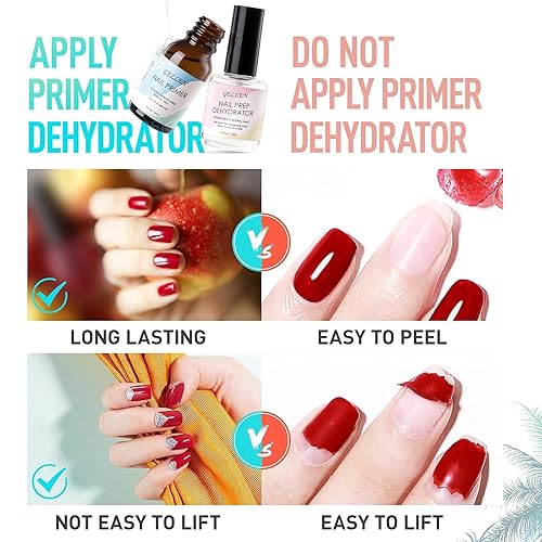 Miniatura 7 de Gellen Kit de puntas de uñas y pegamento de gel, kit de uñas de gel x con 240 uñas postizas de almendra mate, pegamento de uñas 3 en 1, lámpara LED