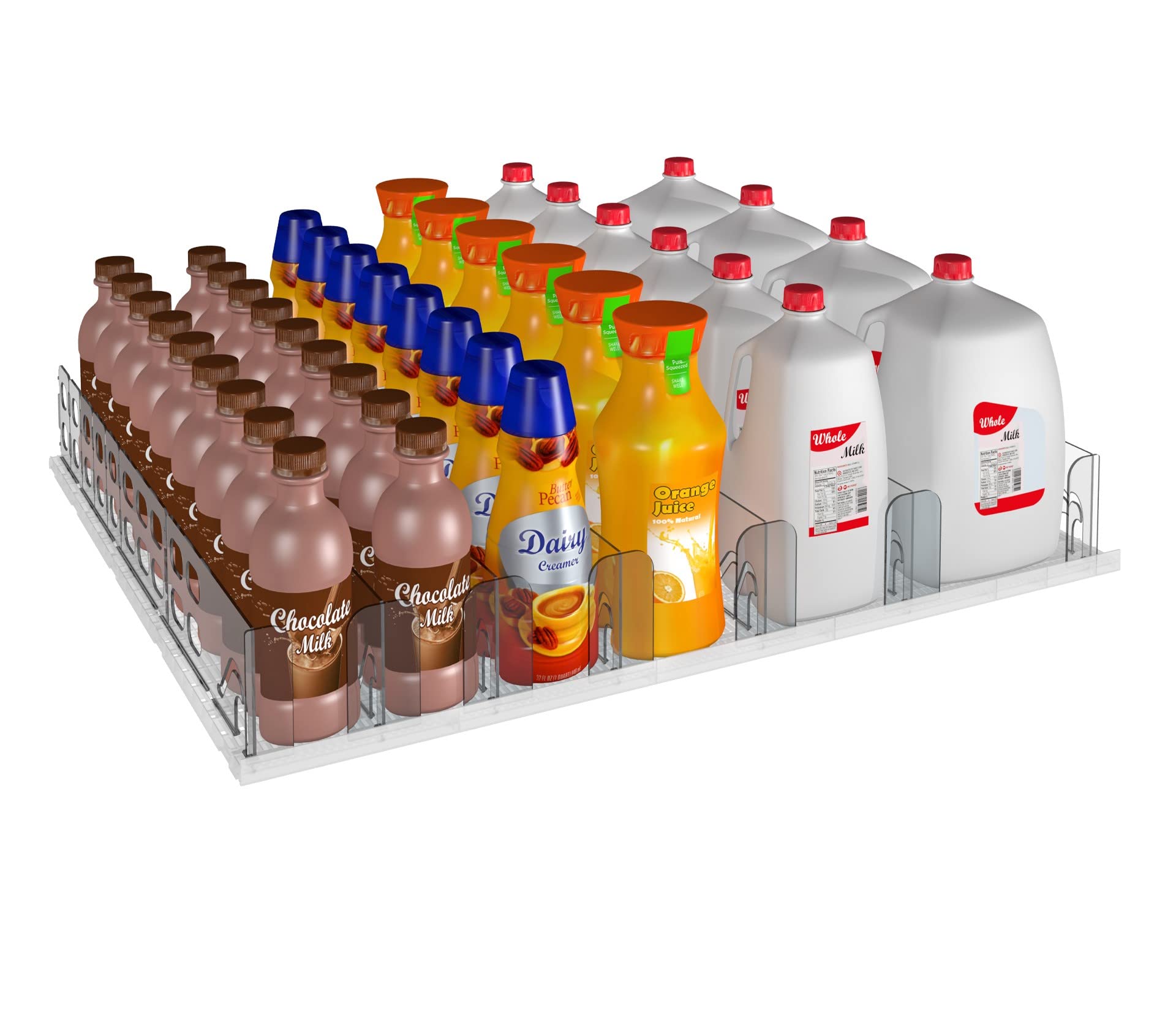 Visi-Floor Adjustable Beverage and Multi-Pack Organizer