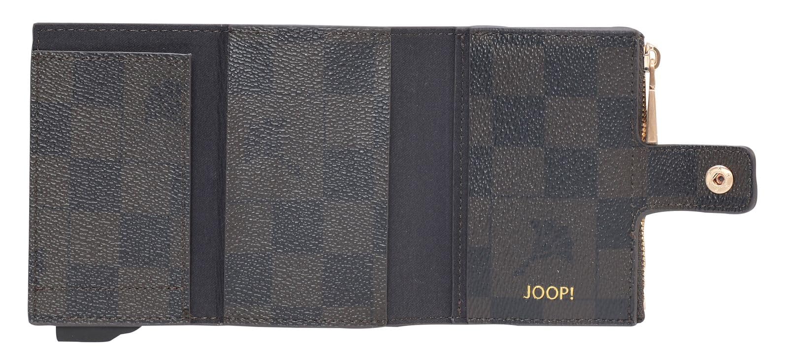 Porte-monnaie JOOP! Cortina 1.0 C-Four E-Cage – Dark Navy, Femme, Anti RFID, Neuf