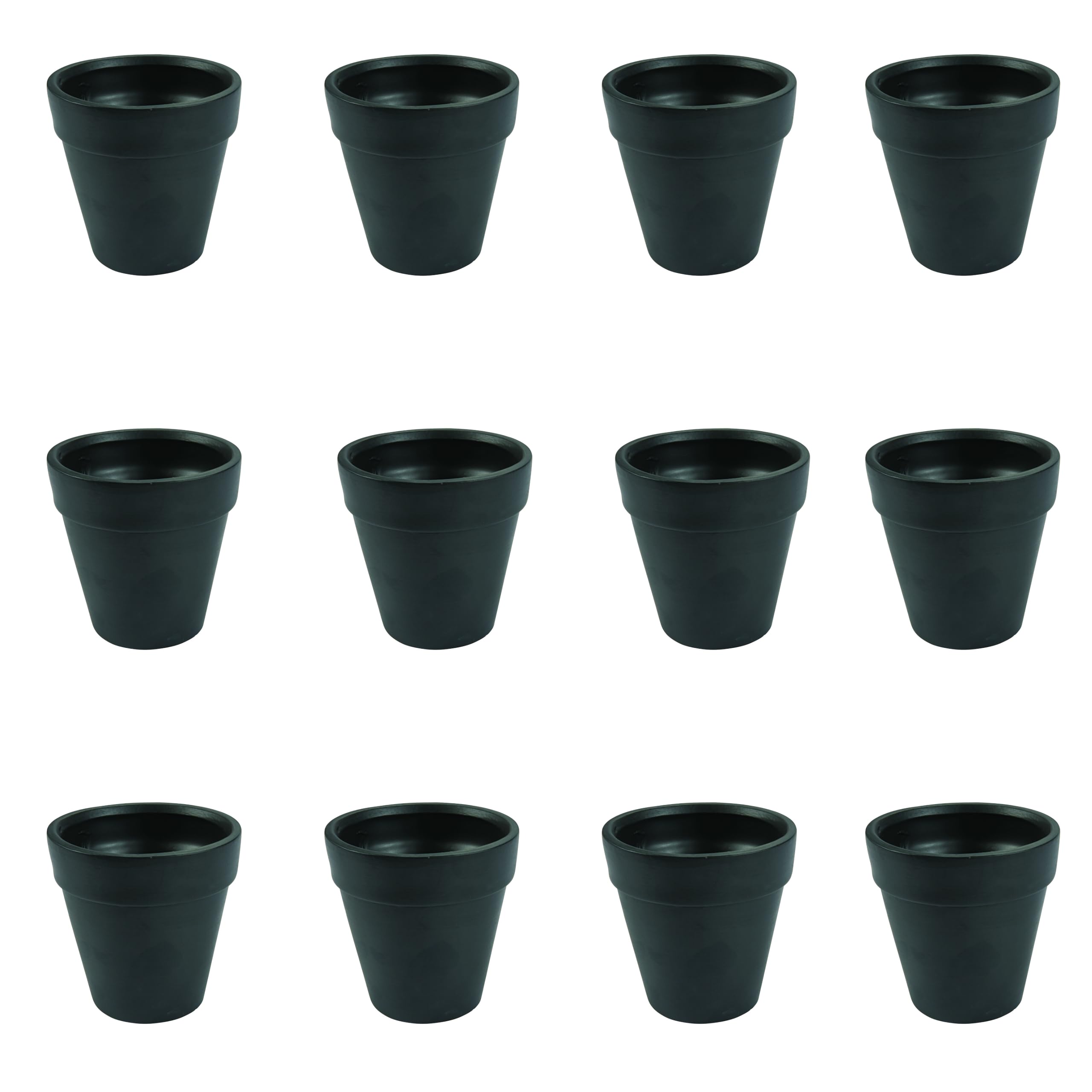 Chalkboard Flower Pots - Set of 12, Each is 4 inch - DIY Crafts for Kids - Color Your Own - Great for Mother's Day, Summer Camp, Classroom Art Projecs and Birthday Parties