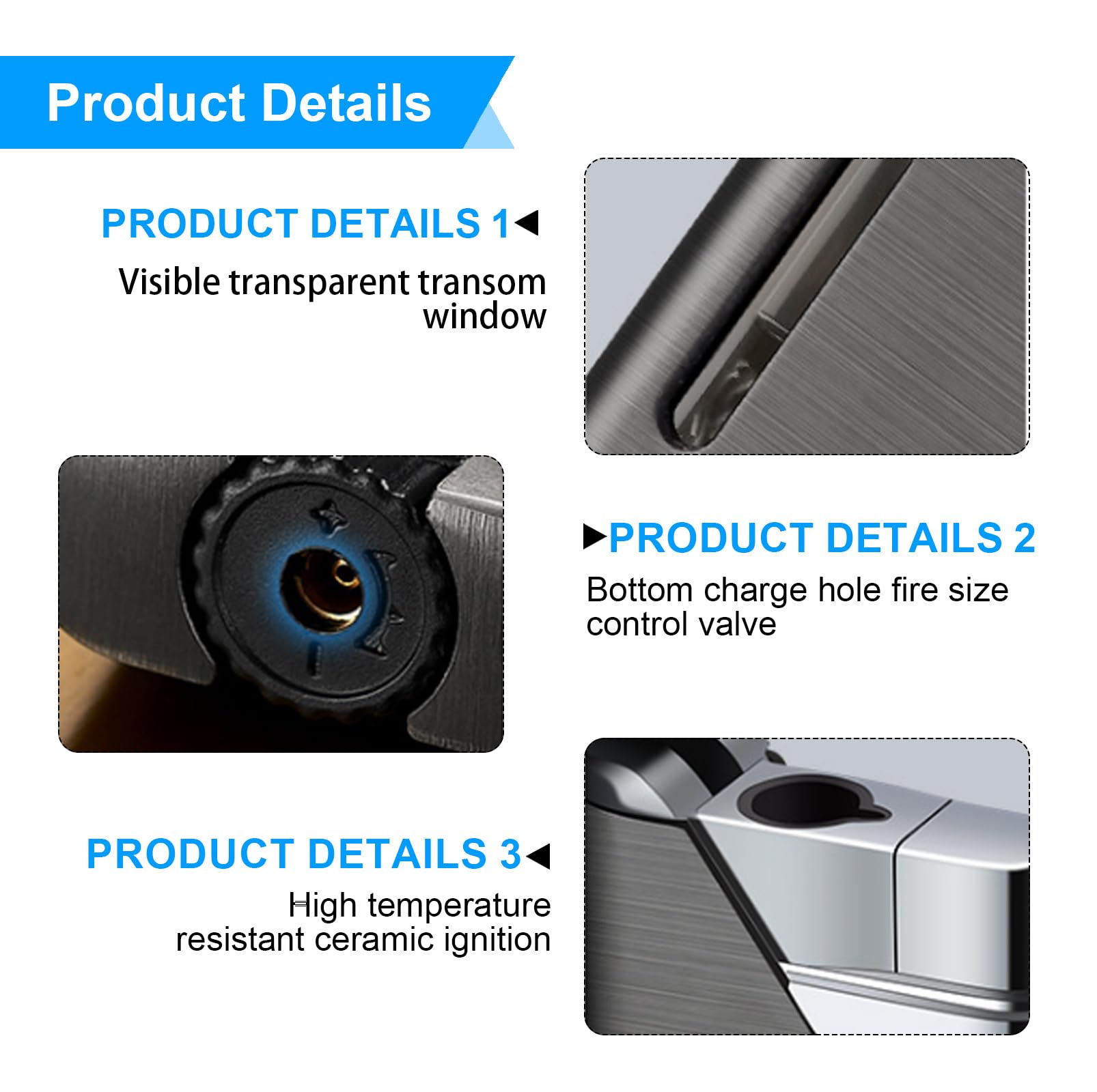 2 stuks aansteker: aansteker, stormaansteker, winddicht, jetvlam