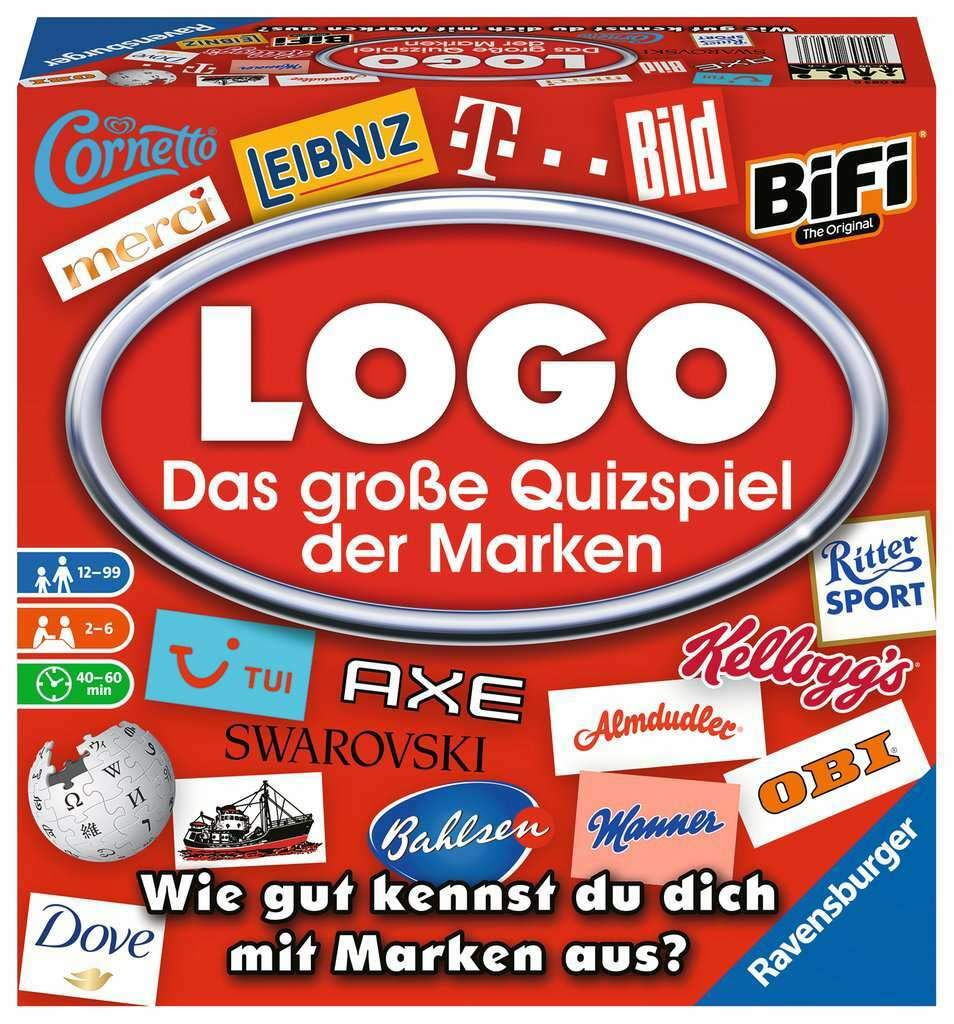 Ravensburger Spiele 26083 - LOGO - Das große Quizspiel der Marken