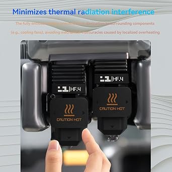 H2D Silicone Socks for Bambulab H2D/H2D Combo, High Temperature Resistance Extruder Hotend Silicone Sock Covers for Bambu Lab H2D 3D Printer Accessories, Pack of 5