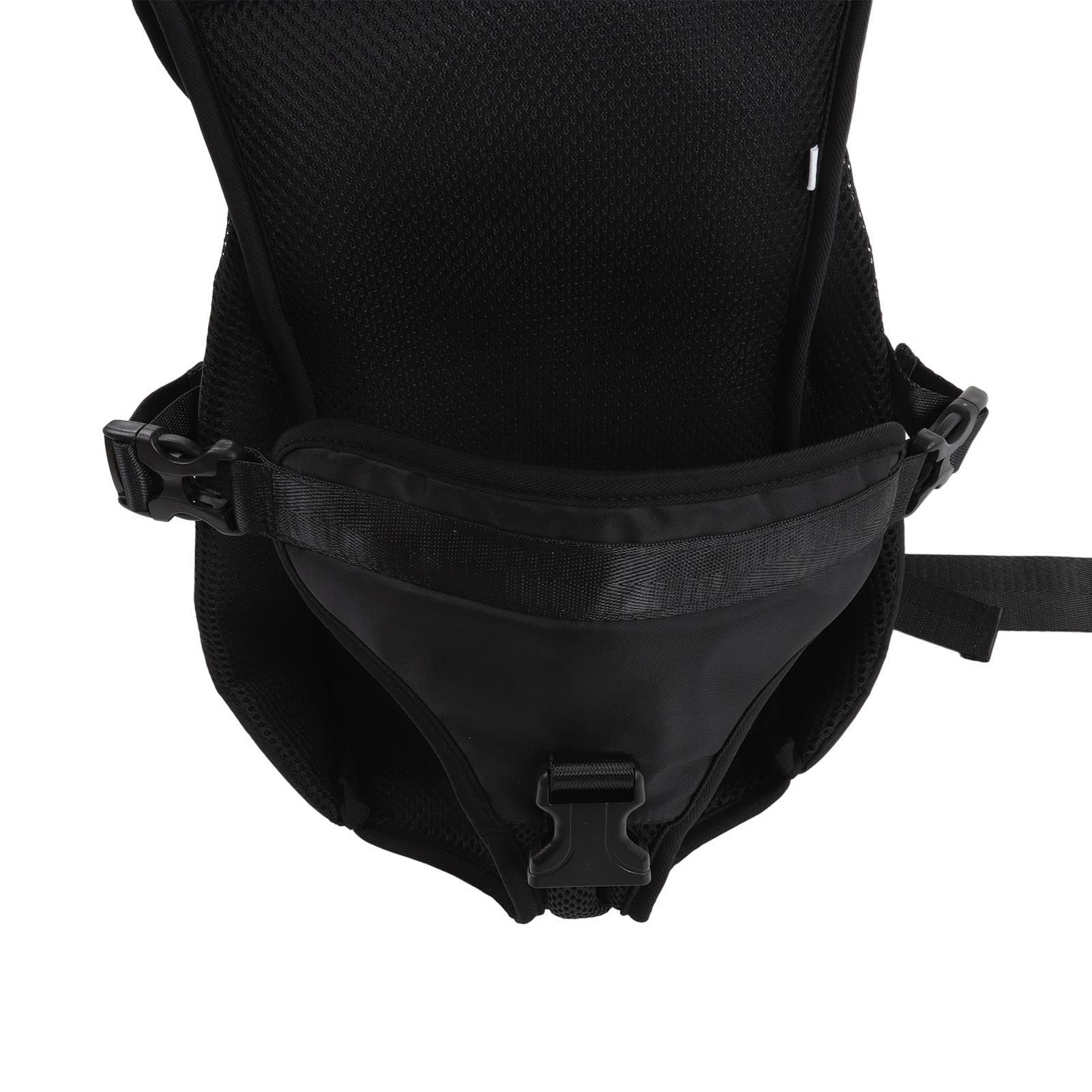 Mochila transportadora Delantera para Mascotas, Bolsa de Pecho para Perros de liberación rápida, cómoda, Transpirable, Manos Libres, Impermeable, Negra, para Viajes en Bicicleta