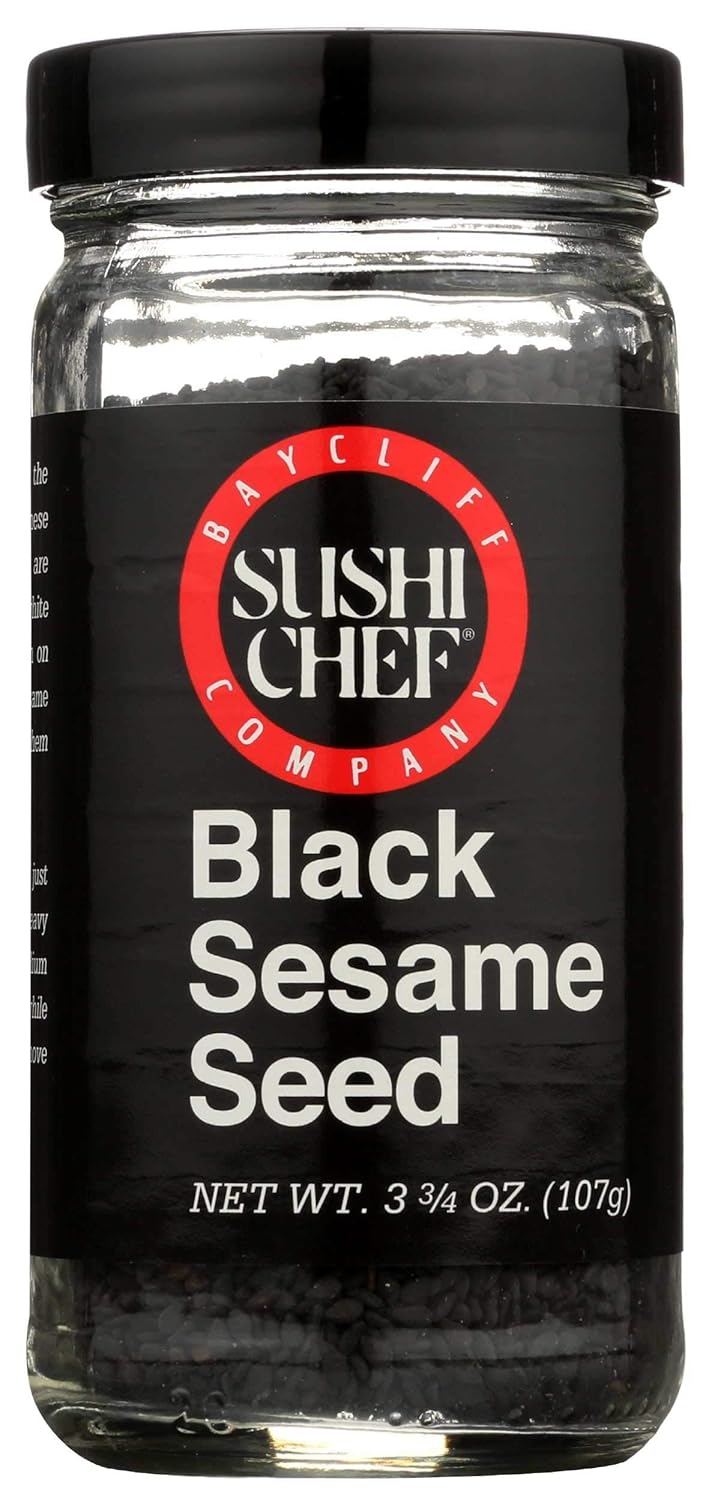 Sushi Chef Black Sesame Seed, 3.75 Ounce - 12 per case.