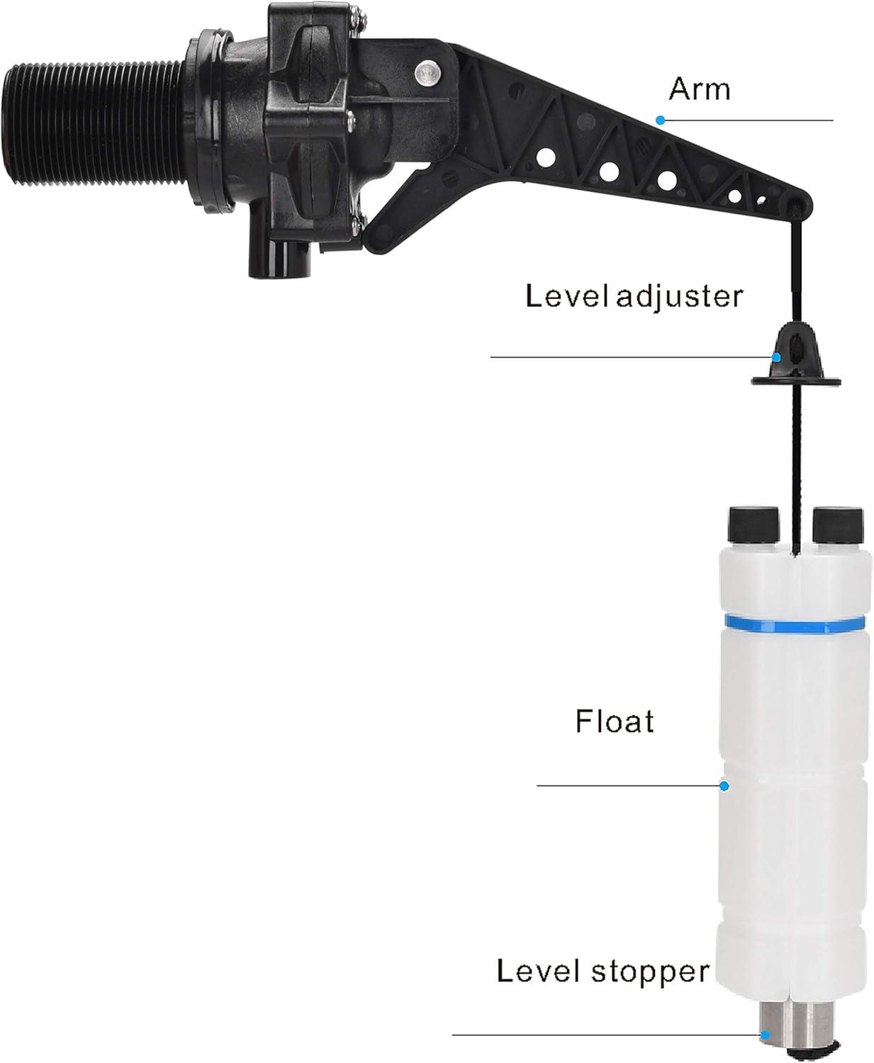 1" Tankbuddy Valve PumpBuddy High Flow Large Water Discharge 25mm Float Valve Double Water Level and Adjustable Water Level (TB25)