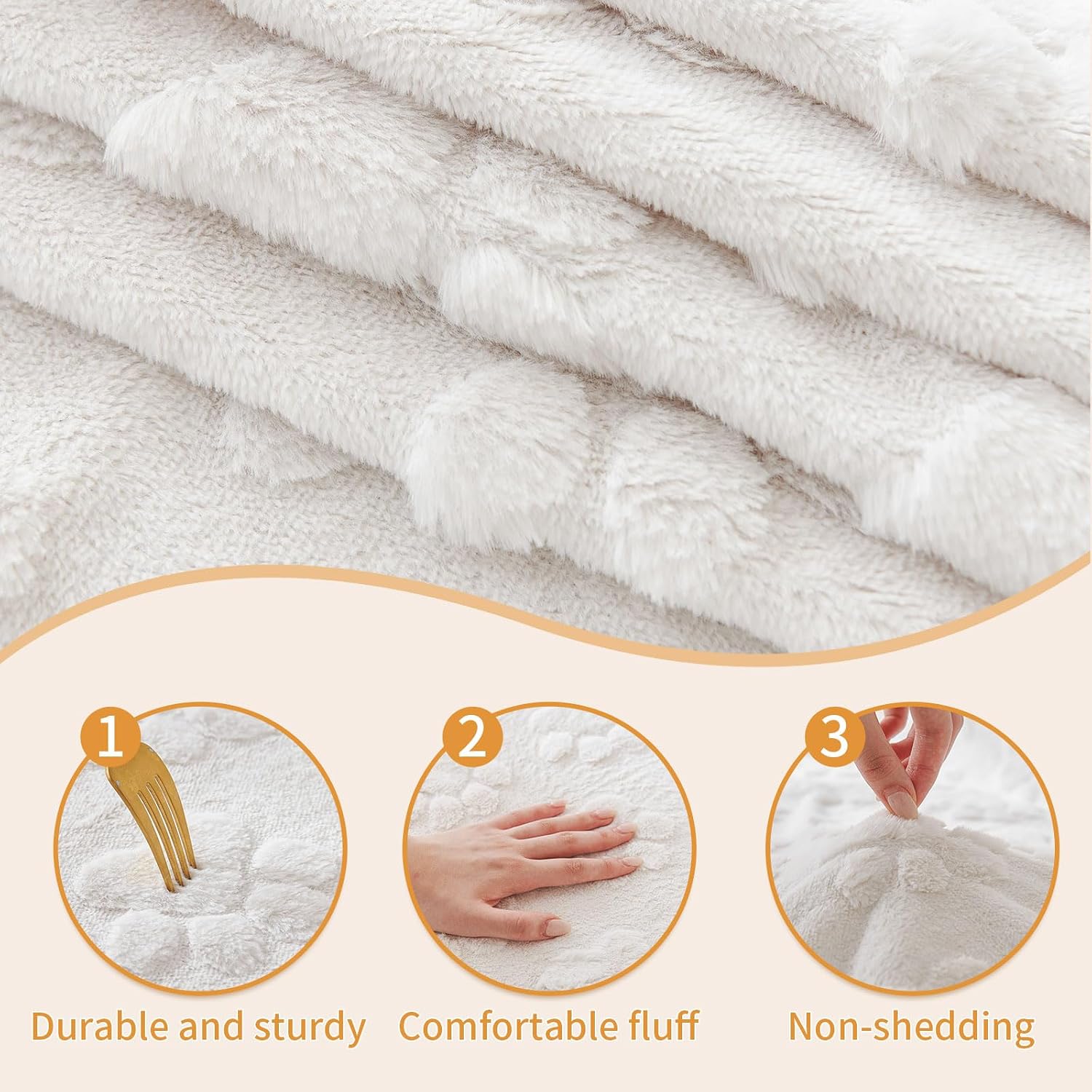 Waterproof Couch Cover for Dogs Non-Slip Pet Couch Covers for Sectional Sofa, Thick Soft Washable Sofa Covers for 3 Cushion Couch Sofa Pet Friendly (White, 23 * 23(2pcs))