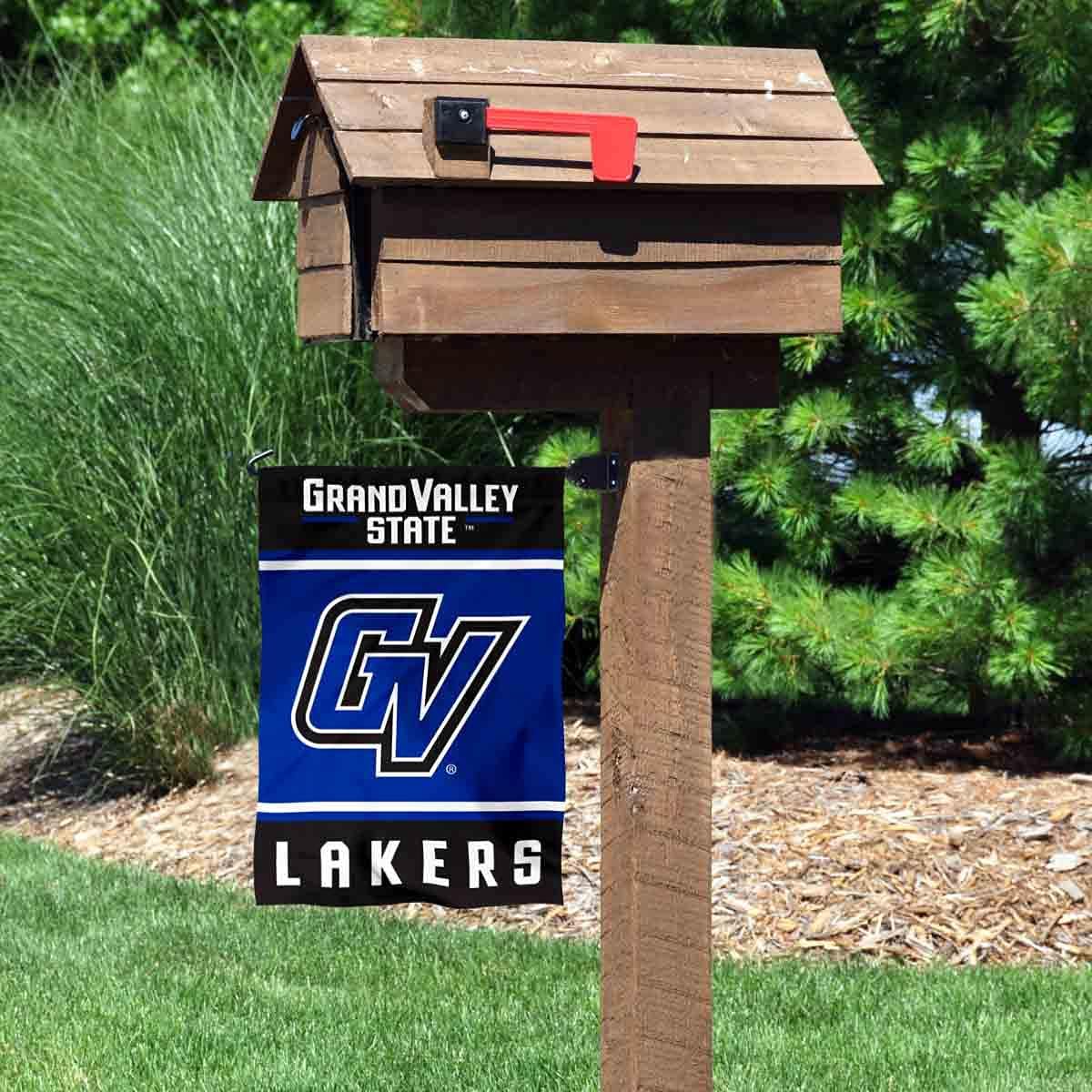 College Flags & Banners Co. Grand Valley State Lakers Double Sided Garden Banner Flag - Image 3