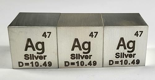 Miniatura 357 de Cubo de metal cobalto de 0.39 pulgadas (0.394 in) hasta un 99.9% puro elemento de tabla periódica de densidad grabada, colección de bloques