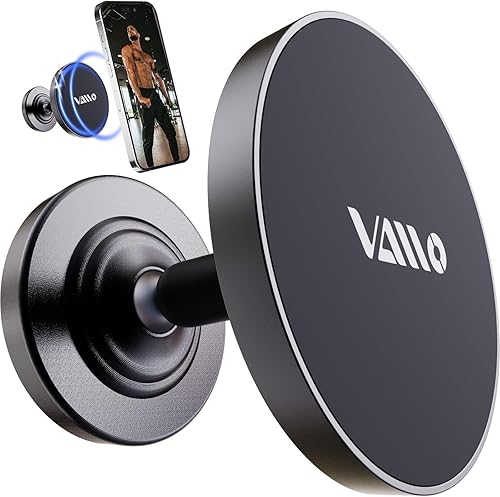 Soporte magnético para teléfono diseñado específicamente para uso en el gimnasio, capaz de fijar a cualquier superficie de metal y soportar