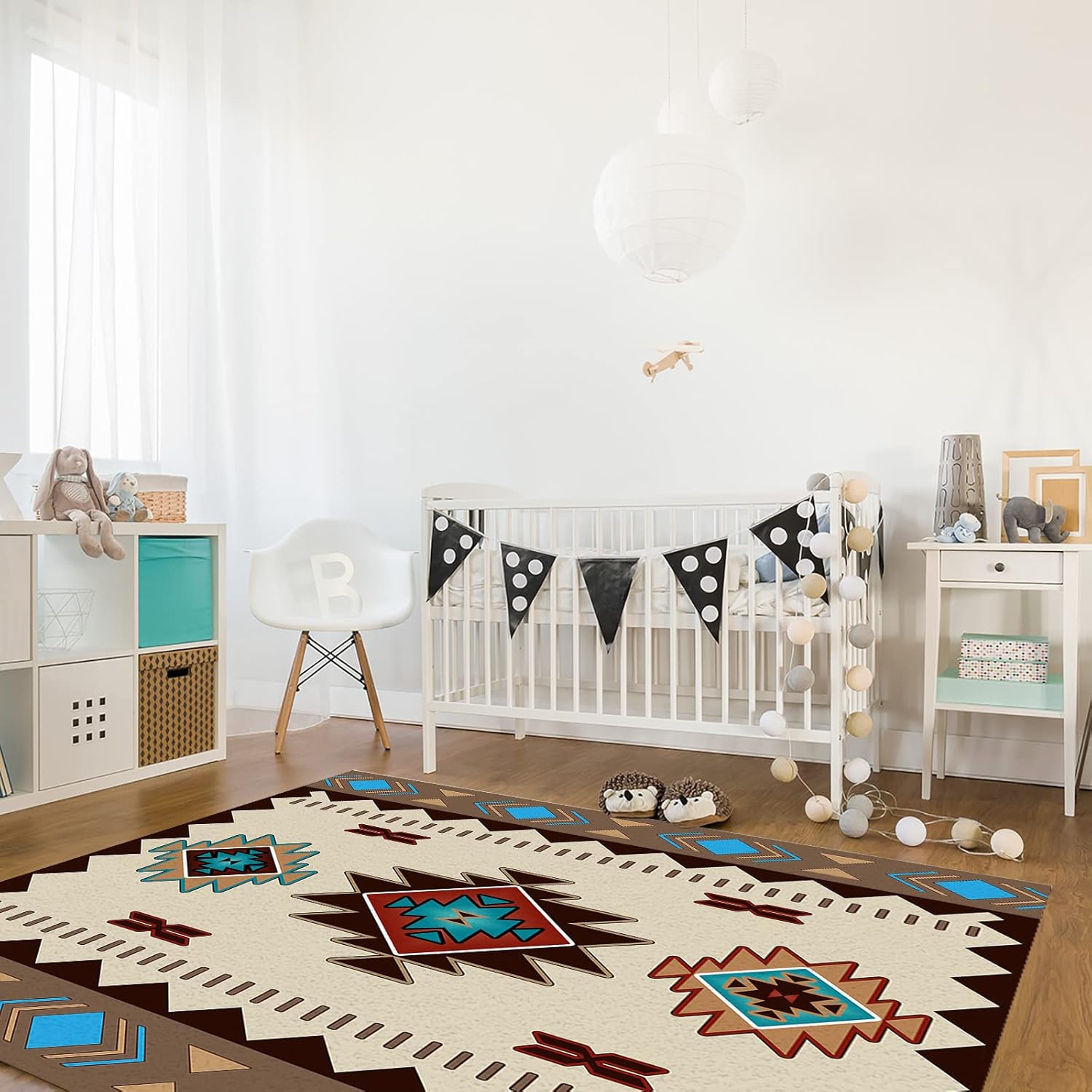 2x3 Feet Area Rugs Native American Indians of The American Southwest Rectangle Carpet Non-Slip Absorbent Indoor Large Floor Mats Soft Stain-Proof Runner Rug for Bedroom Living Room Home Decoration