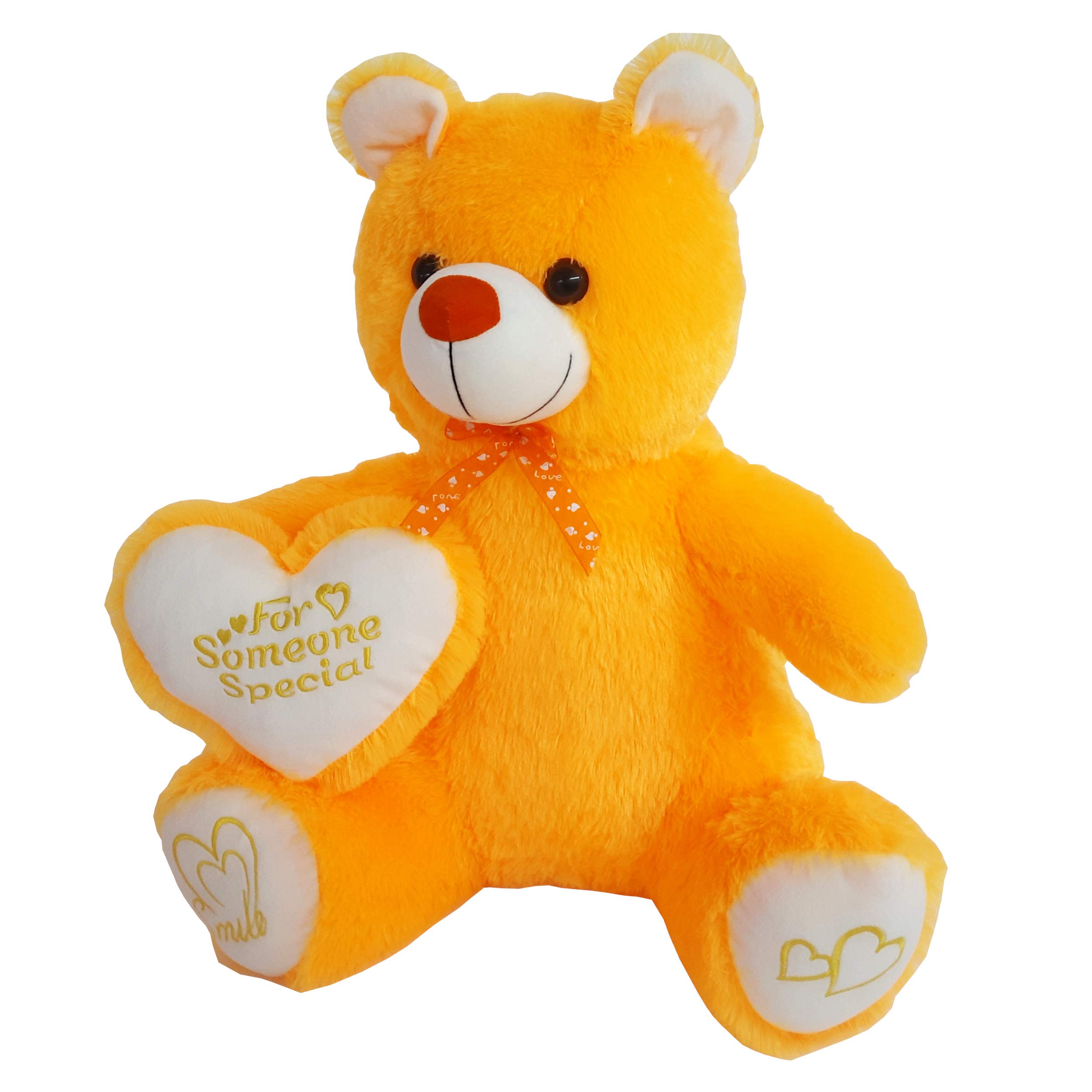 Nagar International Smile Teddy Eddy Bear for Kids Birthday or Gift for Your Loved One (Yellow 60 Cm)