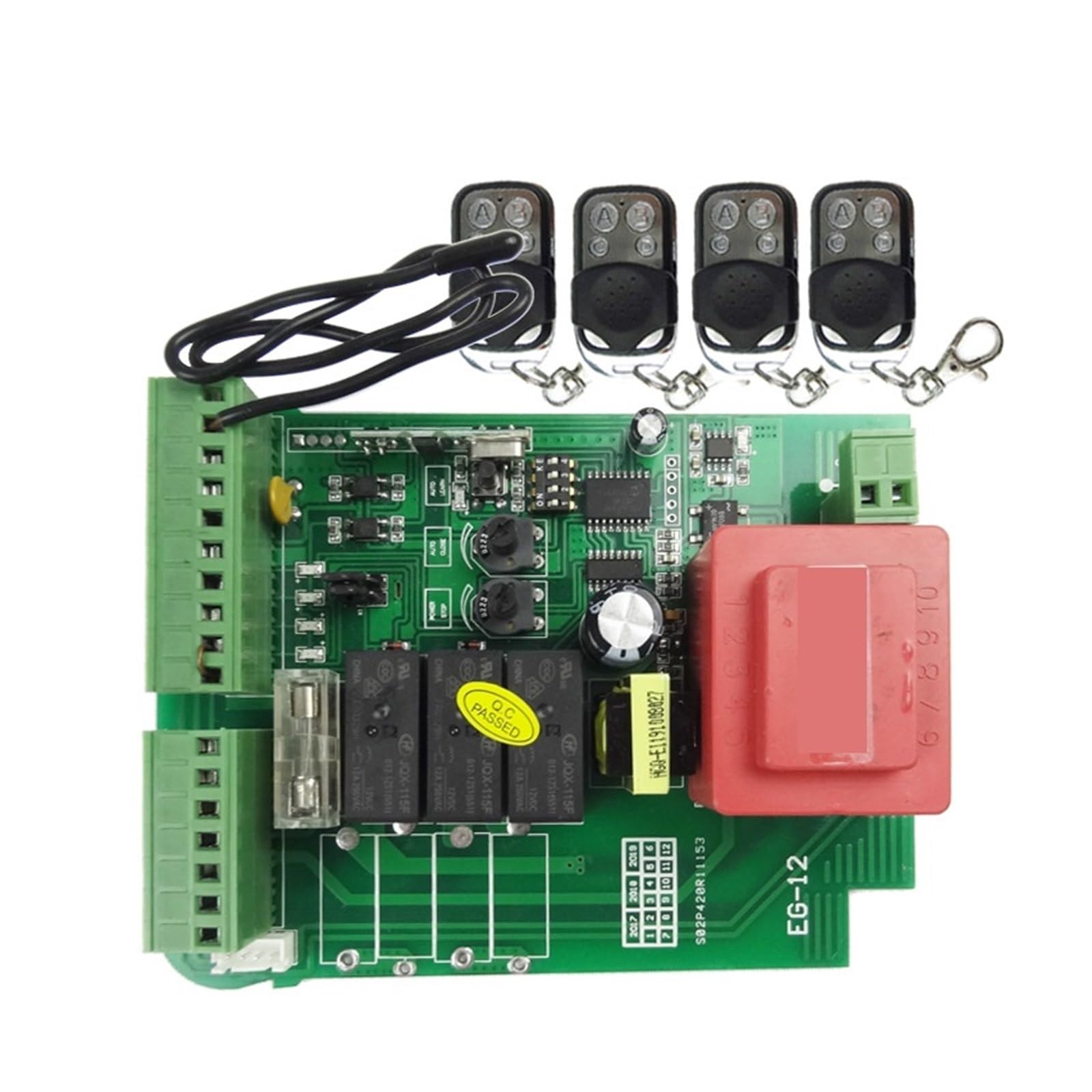 Control Board for AC Motor Sliding Gate Opener Sliding Gate Opener Motor Control Unit PCB Controller Circuit Board Electronic Card Strong Sensitivity(AC110V d)