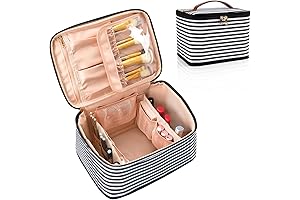Travel Makeup Bag Organizers and Storage - Premium Travel Cosmetic Case