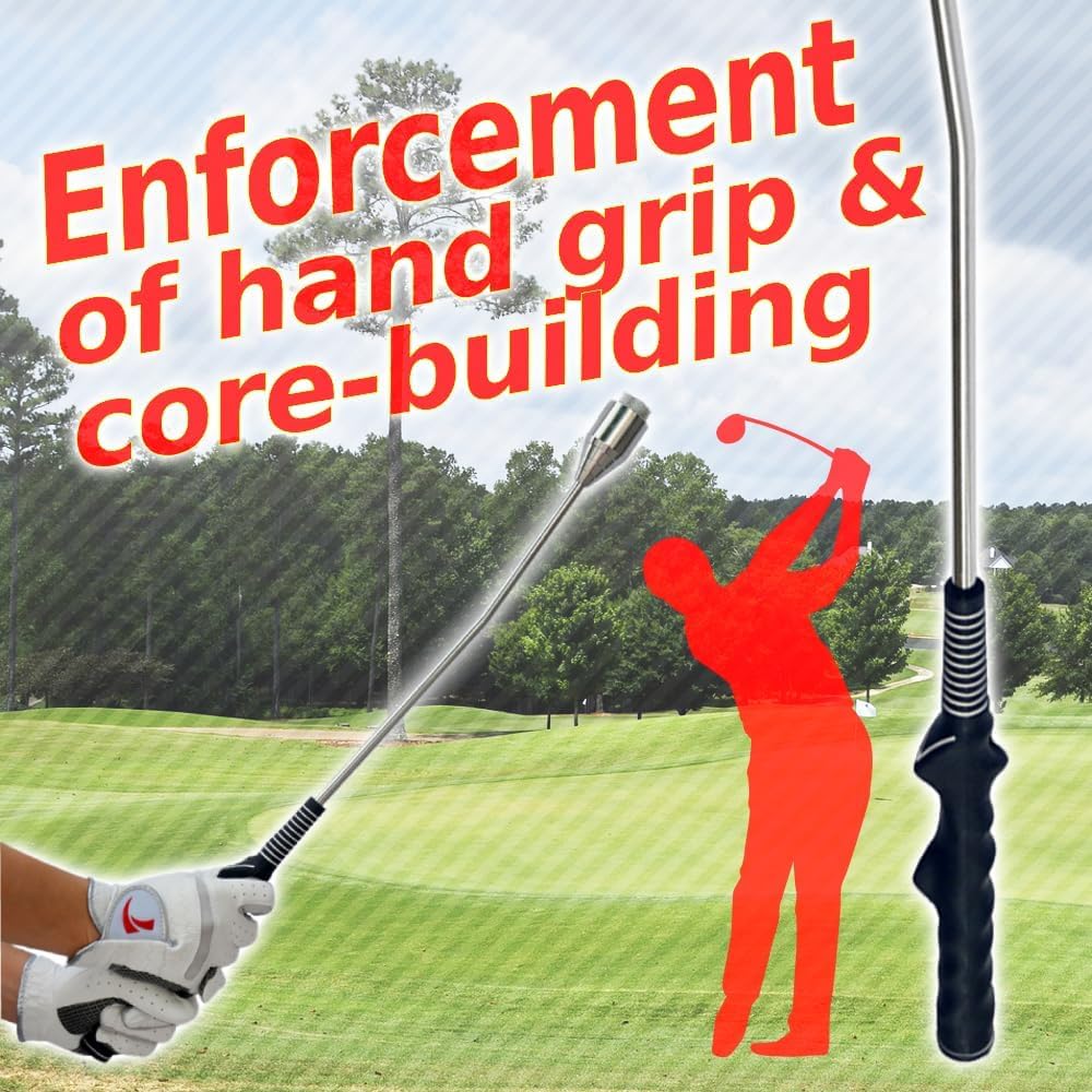 Japard Golf Grip Trainer Right Hand, Swing Training Equipment, Weight Adjustable Only for Golfer Men Gift