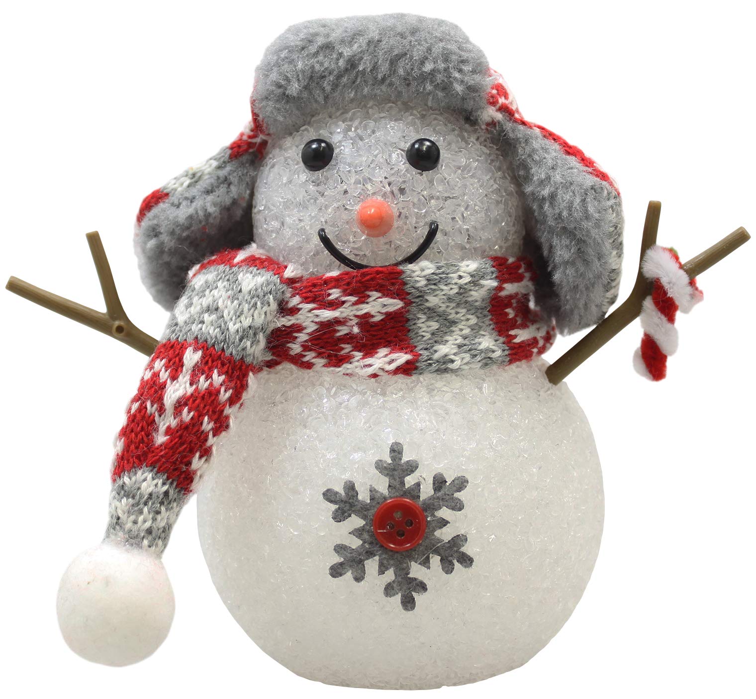 函館クリスマスファクトリー オブジェ ハット A 約高さ15×幅16×奥行9.5cm EVA スノーマン M 20215