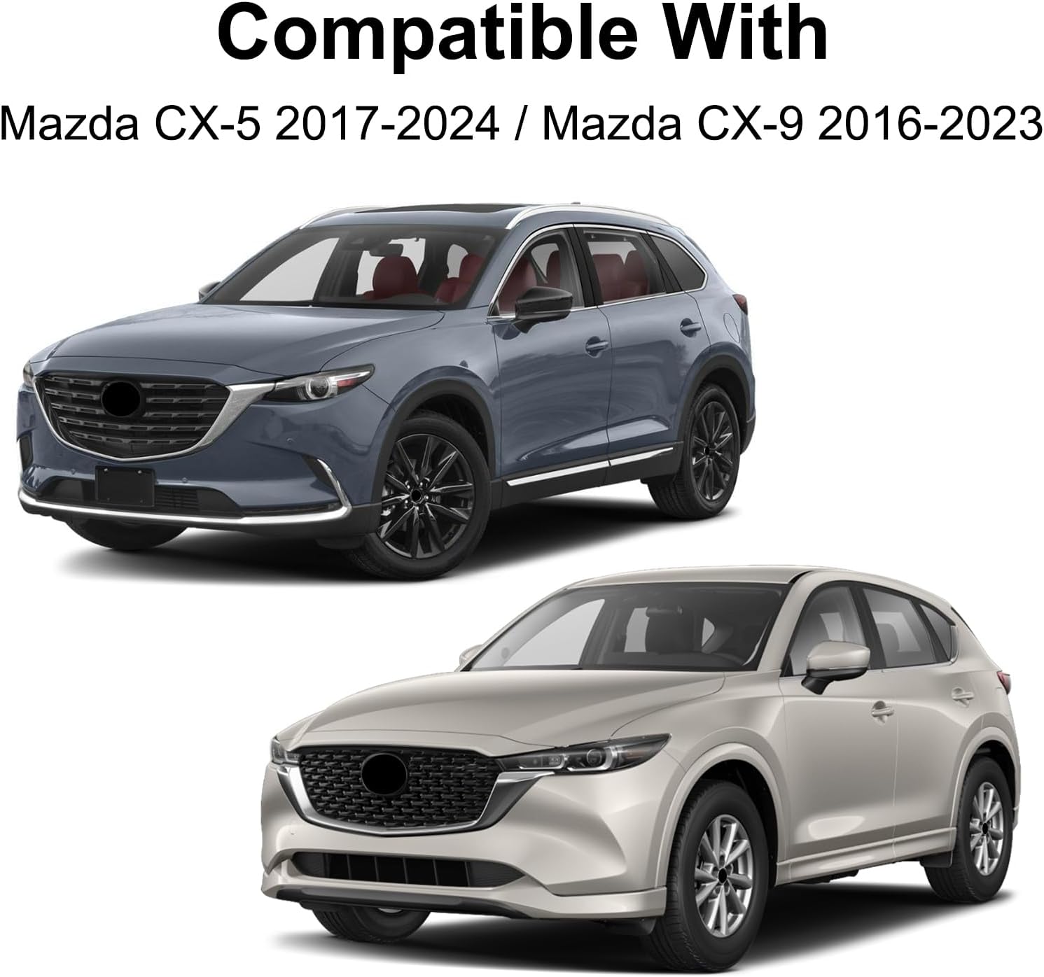 Passenger Side Mirror for Mazda CX5 2017-2025 CX9 2016-2023 with BSD Heated Right Side Mirror Glass Replacement