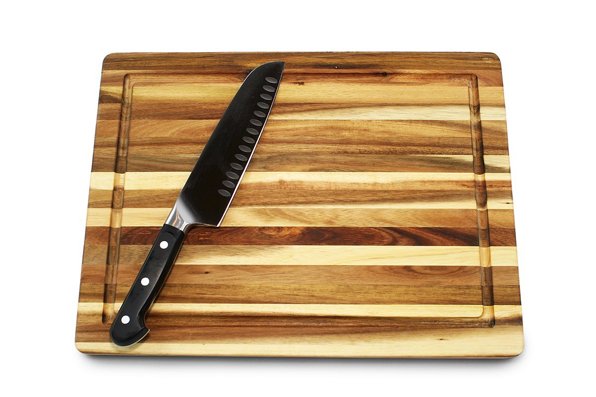 Cutting Board, Naturally Eco Friendly - 16 x 12 x 0.75 Inch