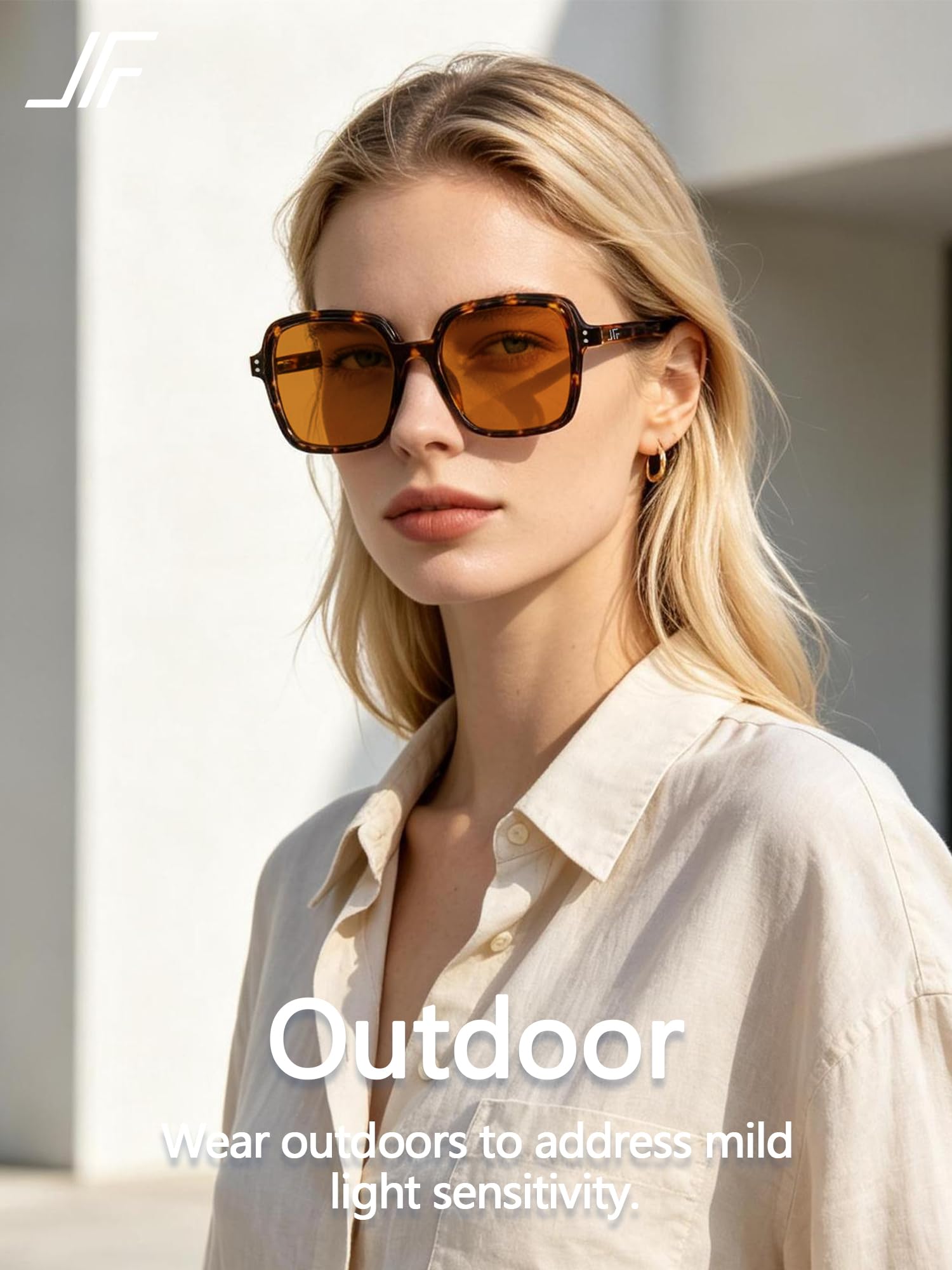 Übergröße Blaulichtfilterbrille für Damen & Herren, Eckige Gaming-Bildschirmbrille gegen Blendung & UV RF6215