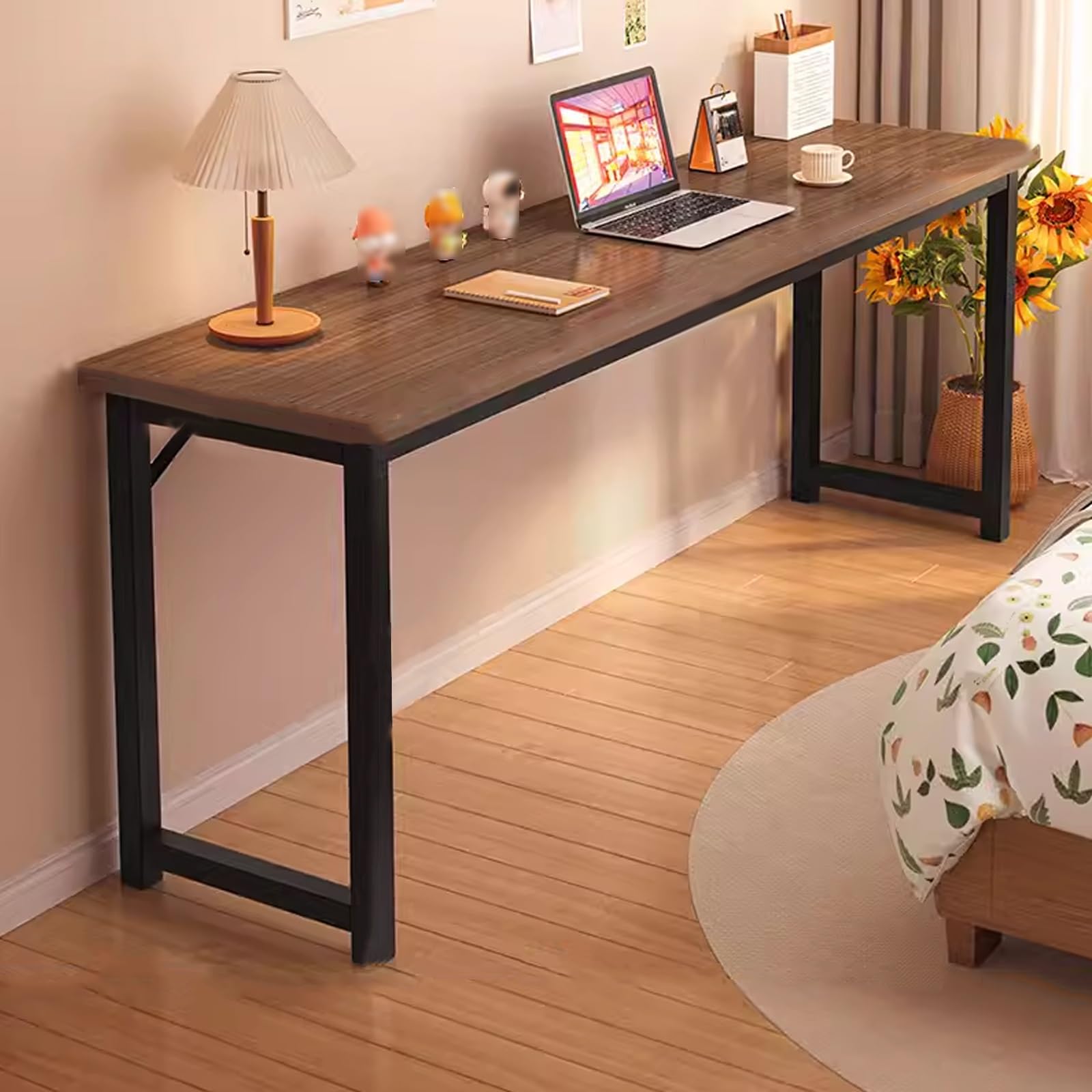 Amazon | 勉強机 シンプル な パソコン デスク 作業台 オフィス  