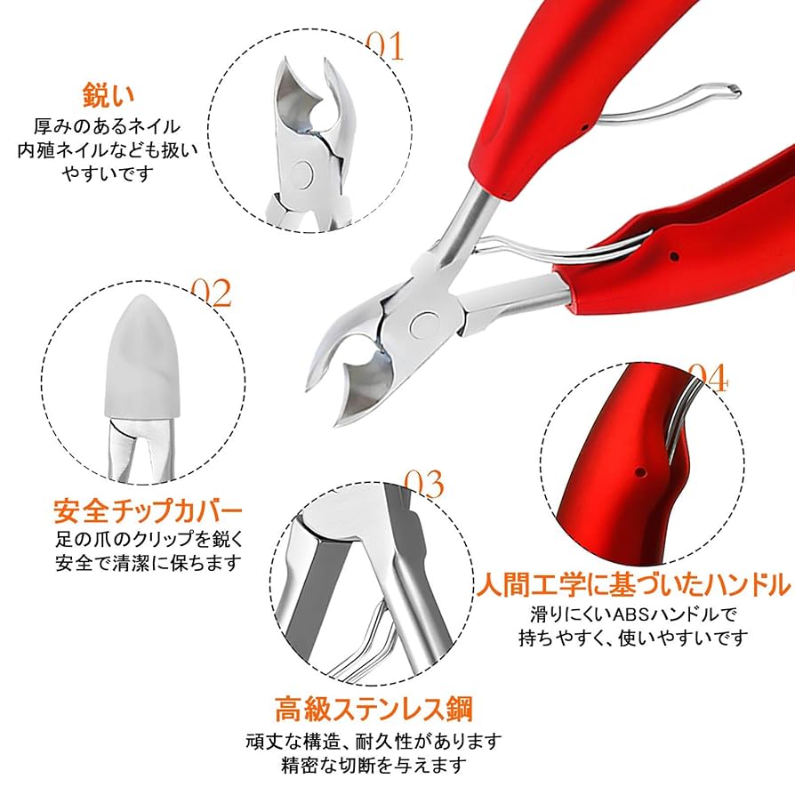 チェック柄 ステンレス爪切り Amazon | ステンレス製高級爪切りL 金属キャッチャー付き