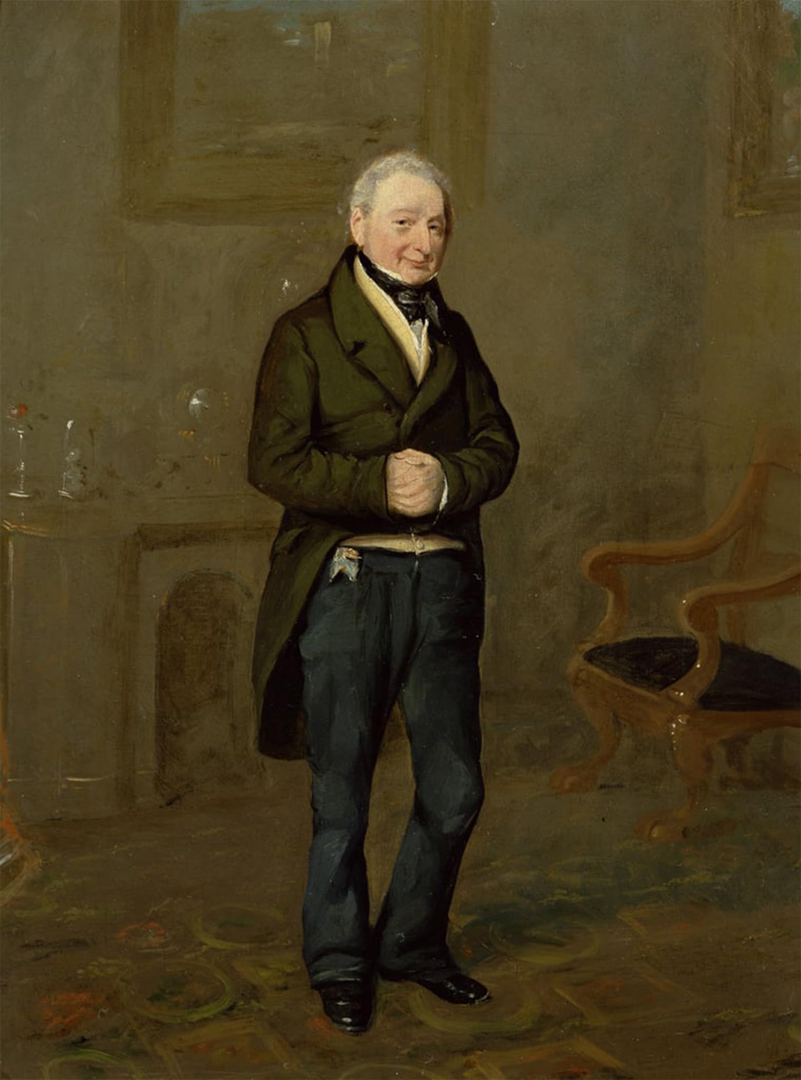 Portrait intendant Bramham Park George Garrard affiche bureau 60x90cm - 5