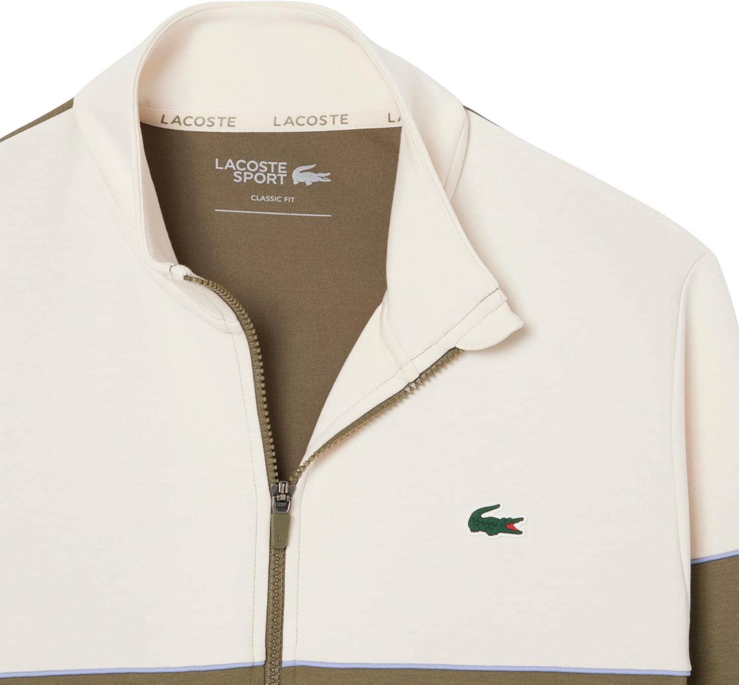 Lacoste mens Tennis Zipped Colorblock Sweatshirt - Image 2