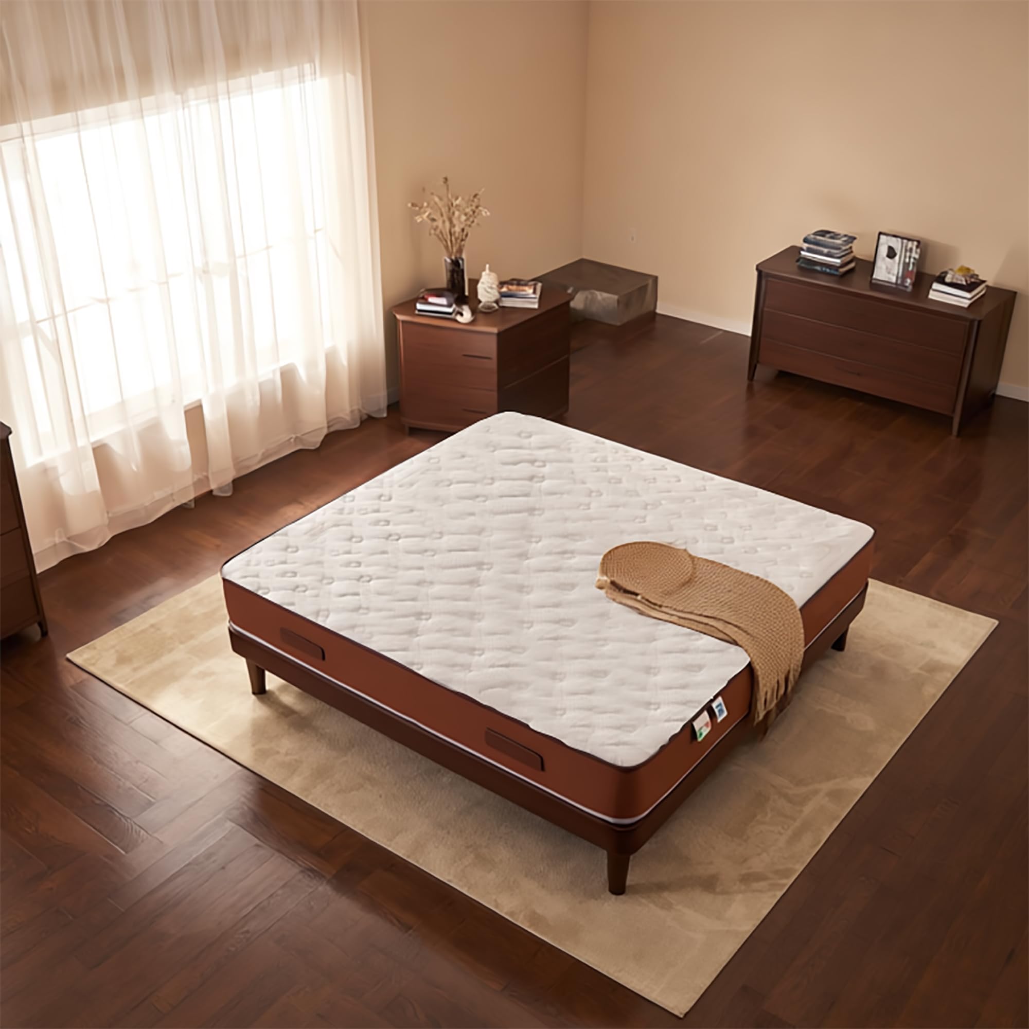 Baldiflex Materasso in Memory Matrimoniale 160x190 cm ComfortPlus, altezza 24 cm, portanza differenziata elevata, Ortopedico e Ergonomico, Anallergico e Antibatterico