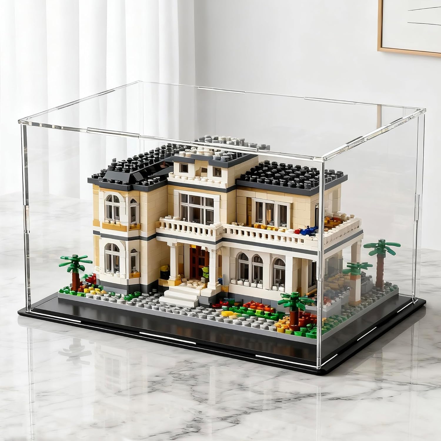 Acrylic Display Case for Showcase, Clear Square Acrylic Box for Displaying Toys, Collectibles, Figures and Arts (16 x 12 x 10 inches)-image-42