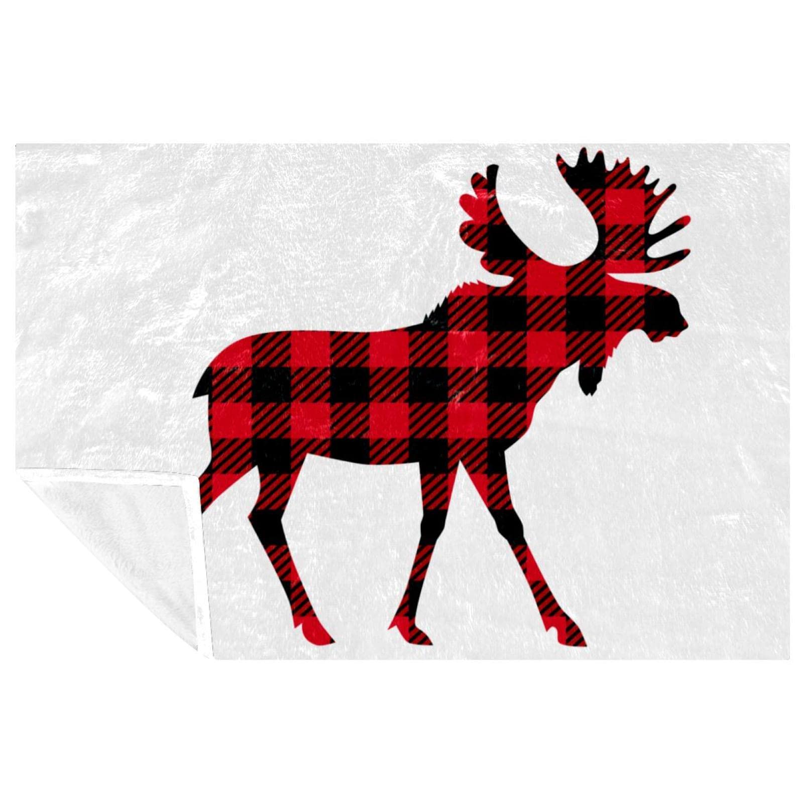 Couverture plaid motif cerf : la chaleur des veillées d'hiver chez vous