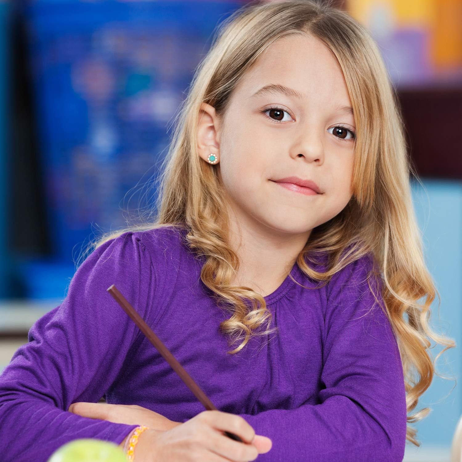 Colorful Charms: 33-Pair Hypoallergenic Earrings for Sensitive Ears with Stainless Steel Post -Assorted Cute Stud Earring Set - Image 4