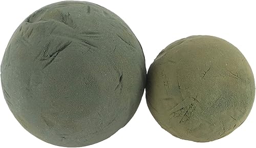 Miniatura 1 de Yardwe 2 unids bola de espuma floral flor verde espuma esfera flor barro espuma floristería esponja floral arreglar suministros