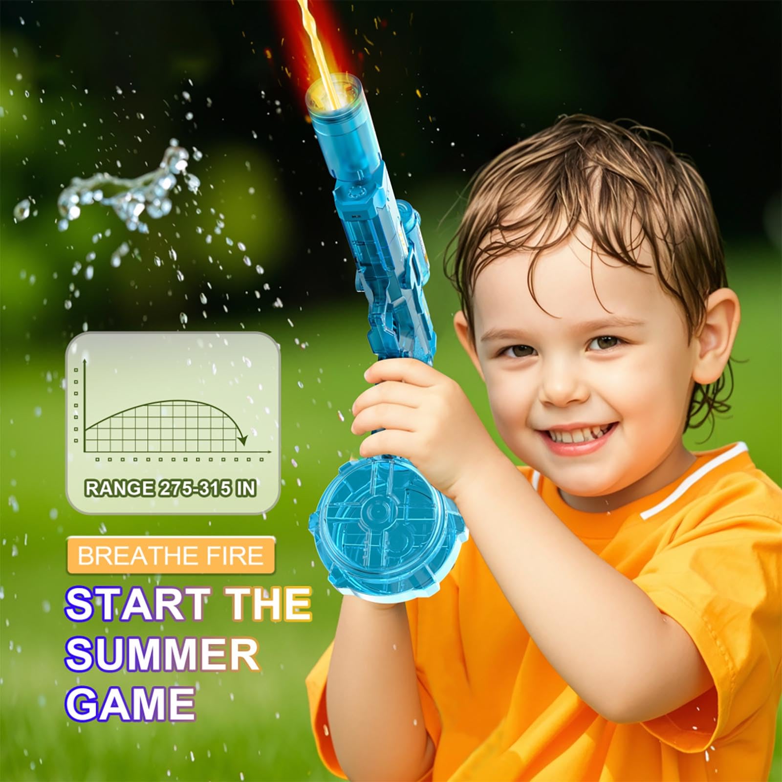 New Electric Water Guns for Adults Kids Automatic Water Gun With LED Lights, Ultra-Long Range, Ultra-Long Standby - Image 4