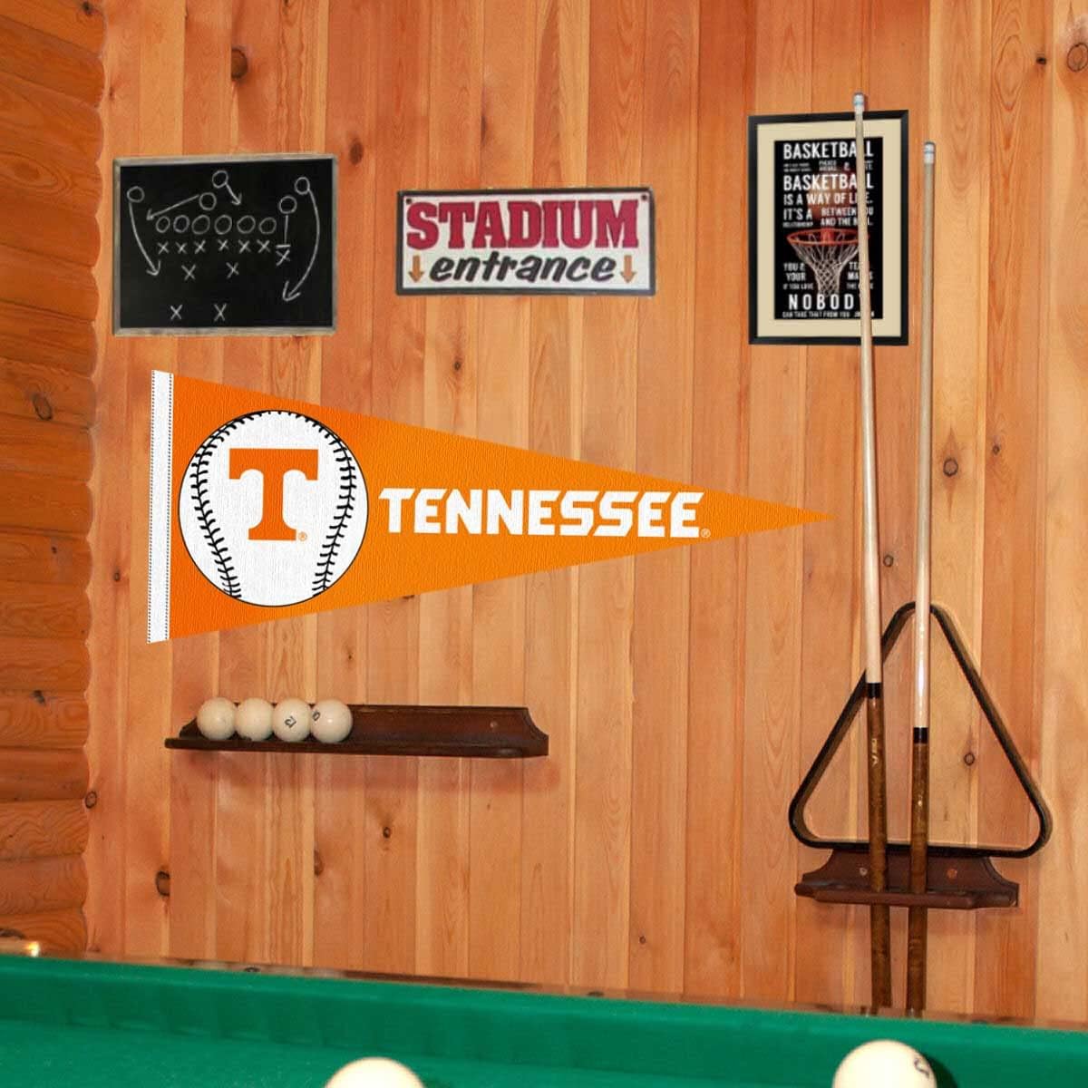 Tennessee Volunteers Baseball Full Size Felt Pennant - Image 2
