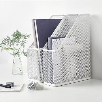 IKEA Dr nj ns Metal Masa st  Dosyal k Organizer, 2li Set, Beyaz