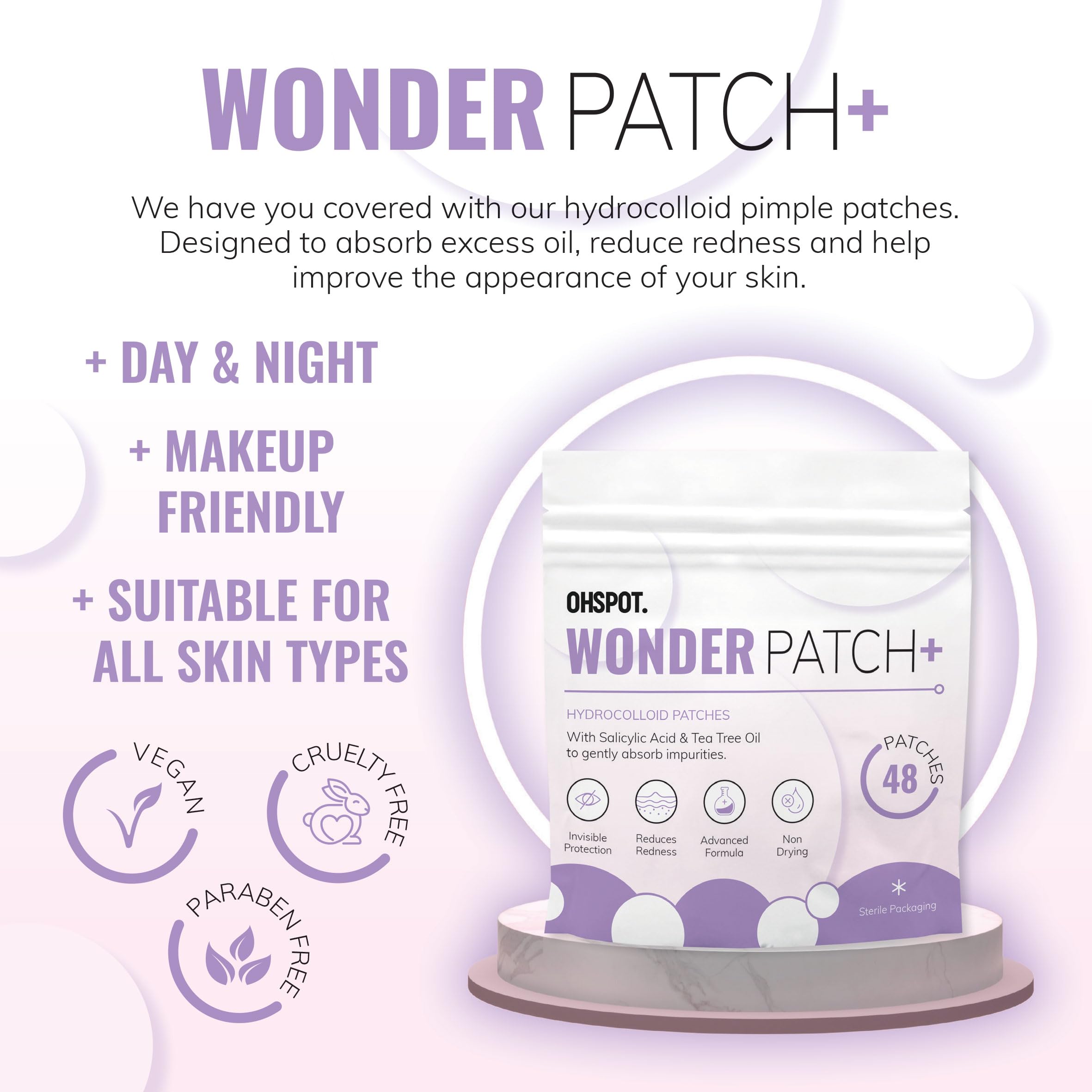 OHSPOT WonderPatch+ Pimple Patches - Image 4