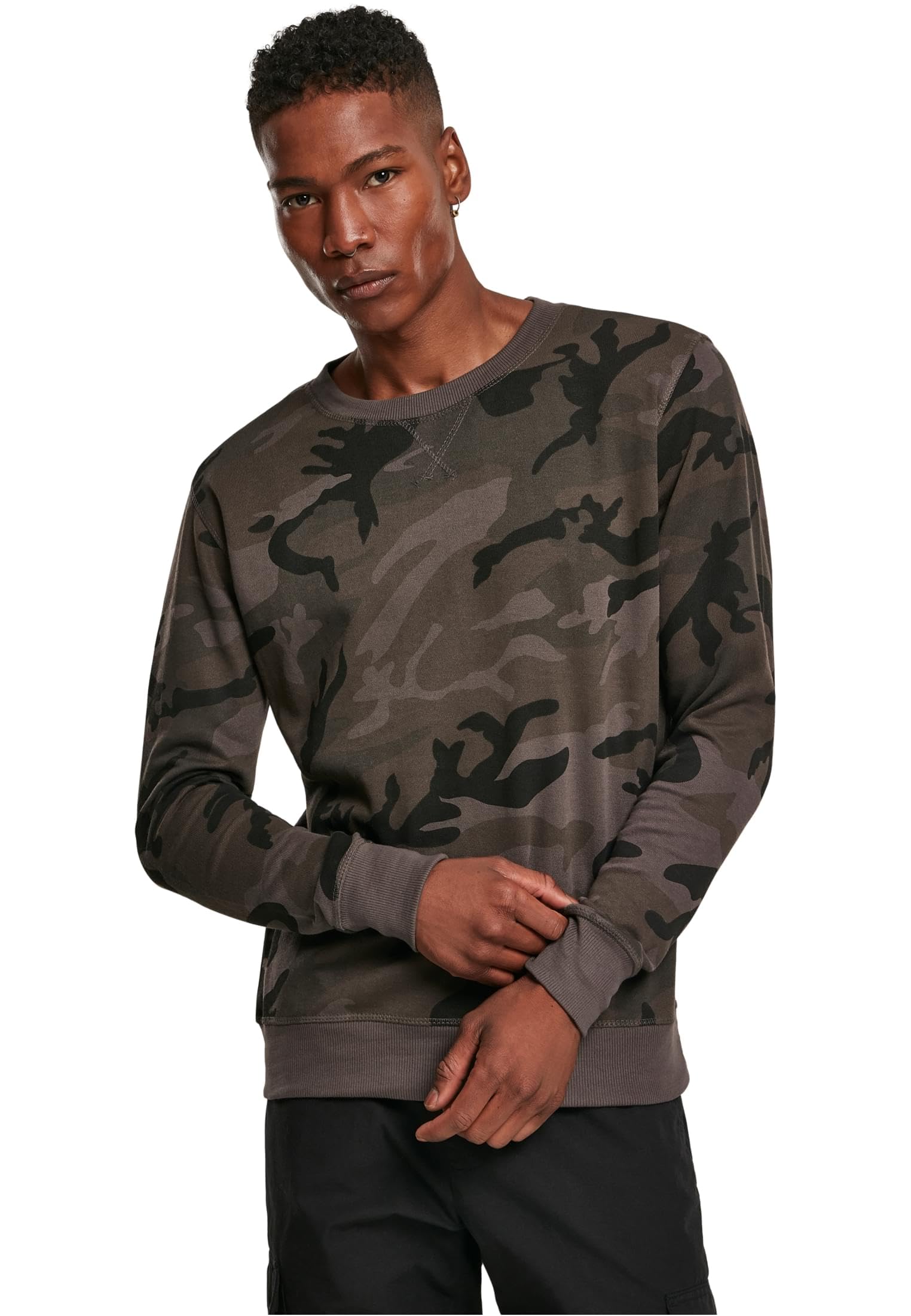 A BATHING APE® 1St Camo Shark Crewneck Sweatshirt | Green | JO