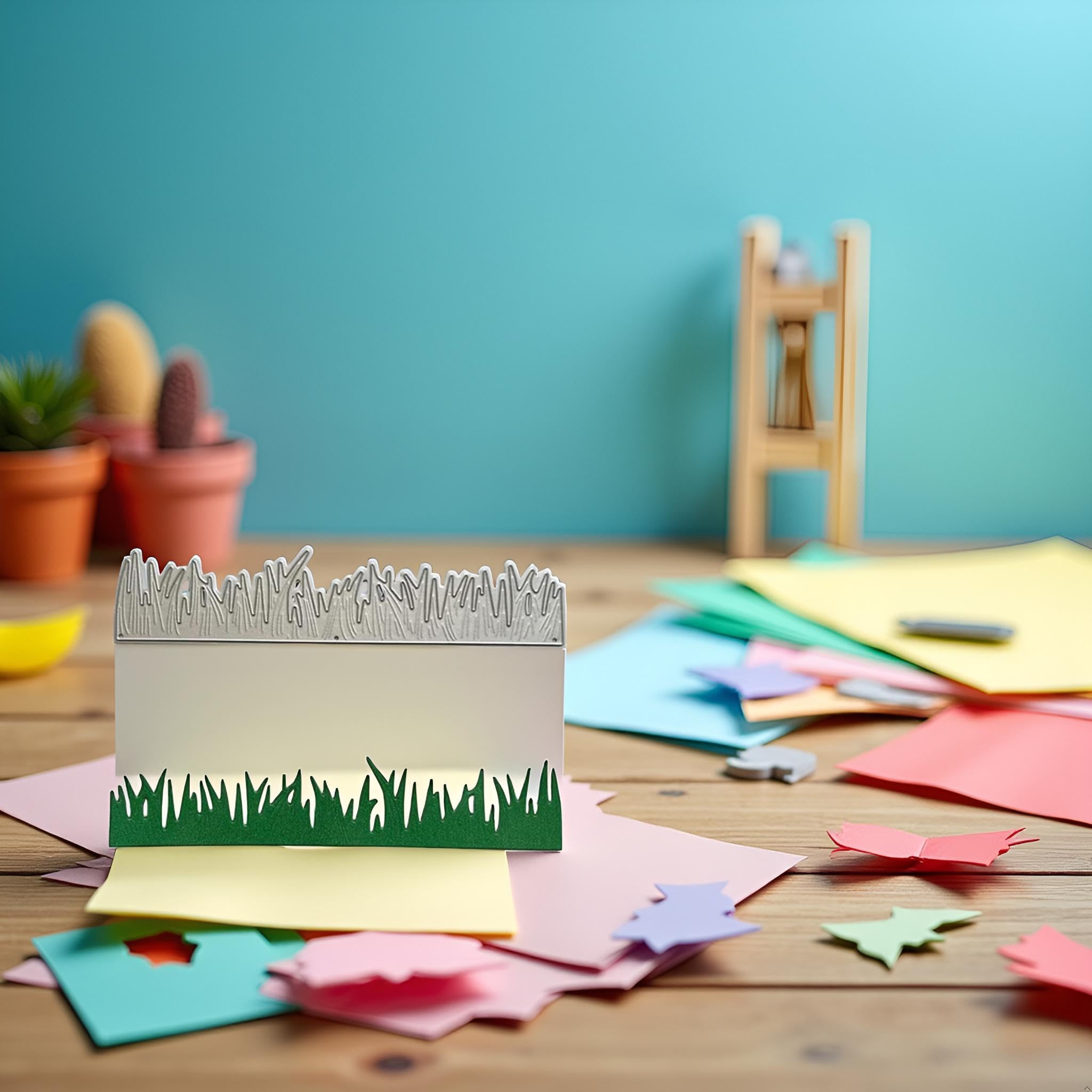 Fustella Metallica Per Scrapbooking A Forma Di Erba Alta – Taglio E Goffratura Per Biglietti E Album