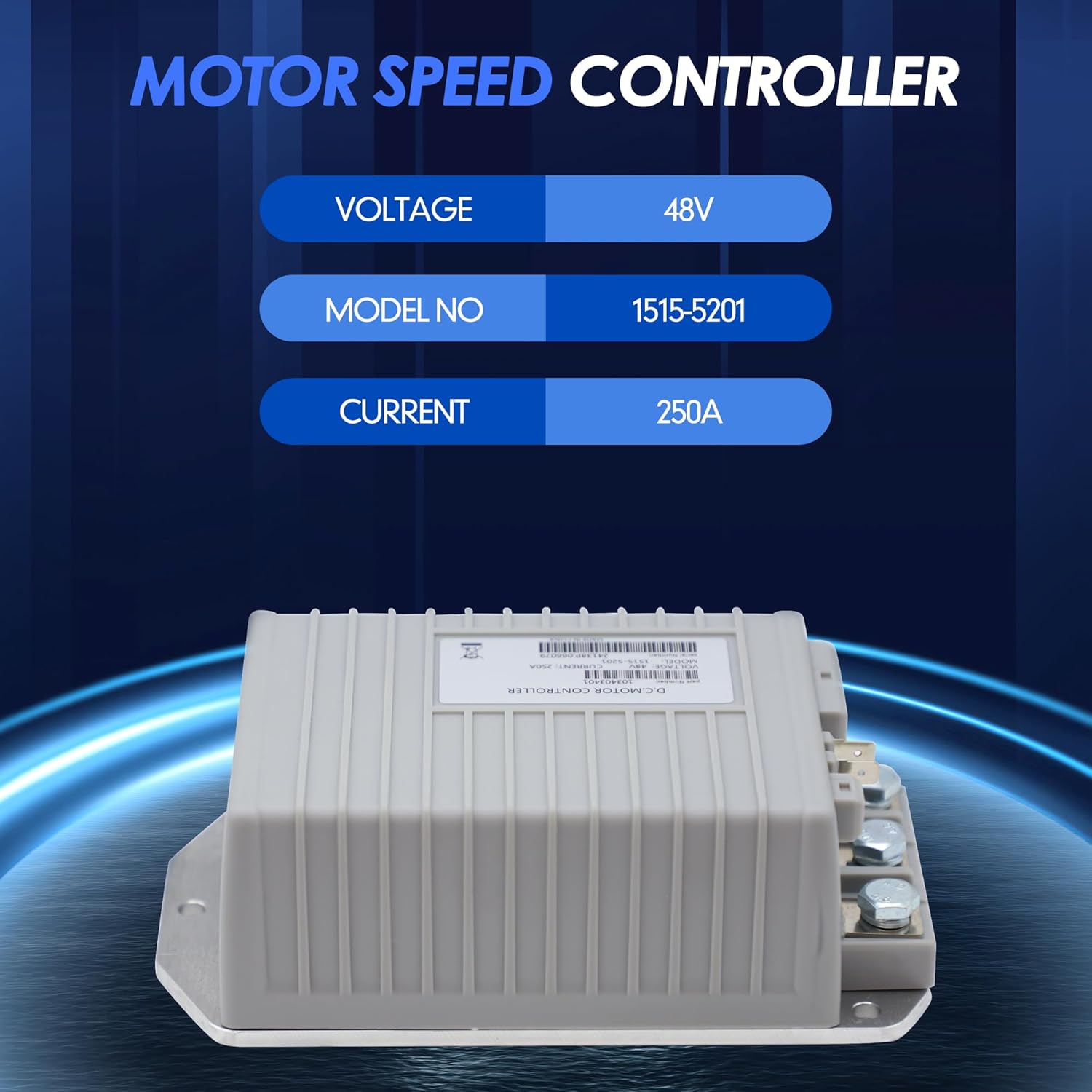 48V 250A Controller 103403401 for Curtis Club Car Precedent 2009-2014 1515-5201