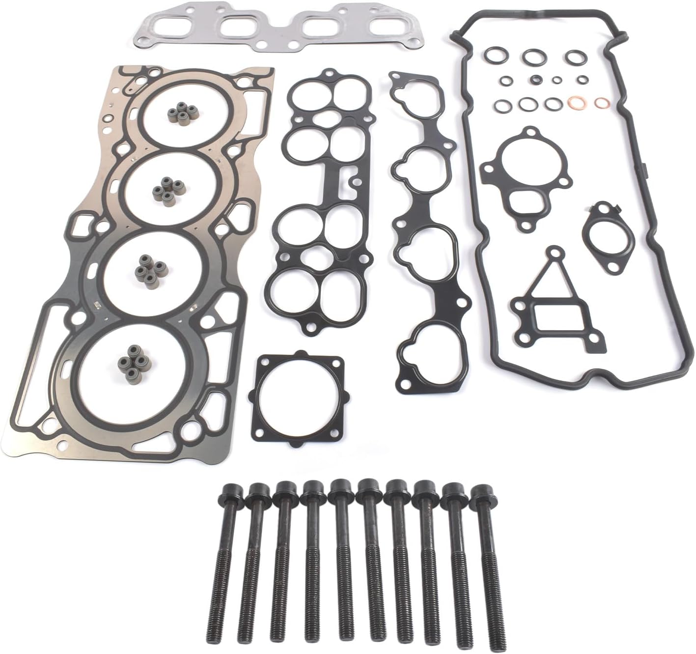 HS26261PT Engine Head Gasket Set w/ Bolts Replacement for Nissan Altima Sentra 2.5L 2500CC L4 DOHC 16V QR25DE 2002-2006 HS54444 CS26261 ES72198