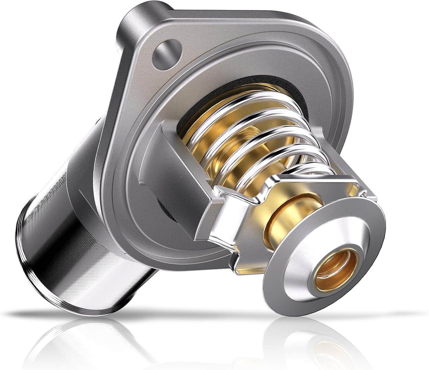 Thermostat Housing Assembly Compatible with Chevy/GMC/Cadillac/Isuzu/Hummer/Pontiac, 2000-2003 Suburban Tahoe Yukon, 2003 Express Silverado, Replaces 902-700 12562740