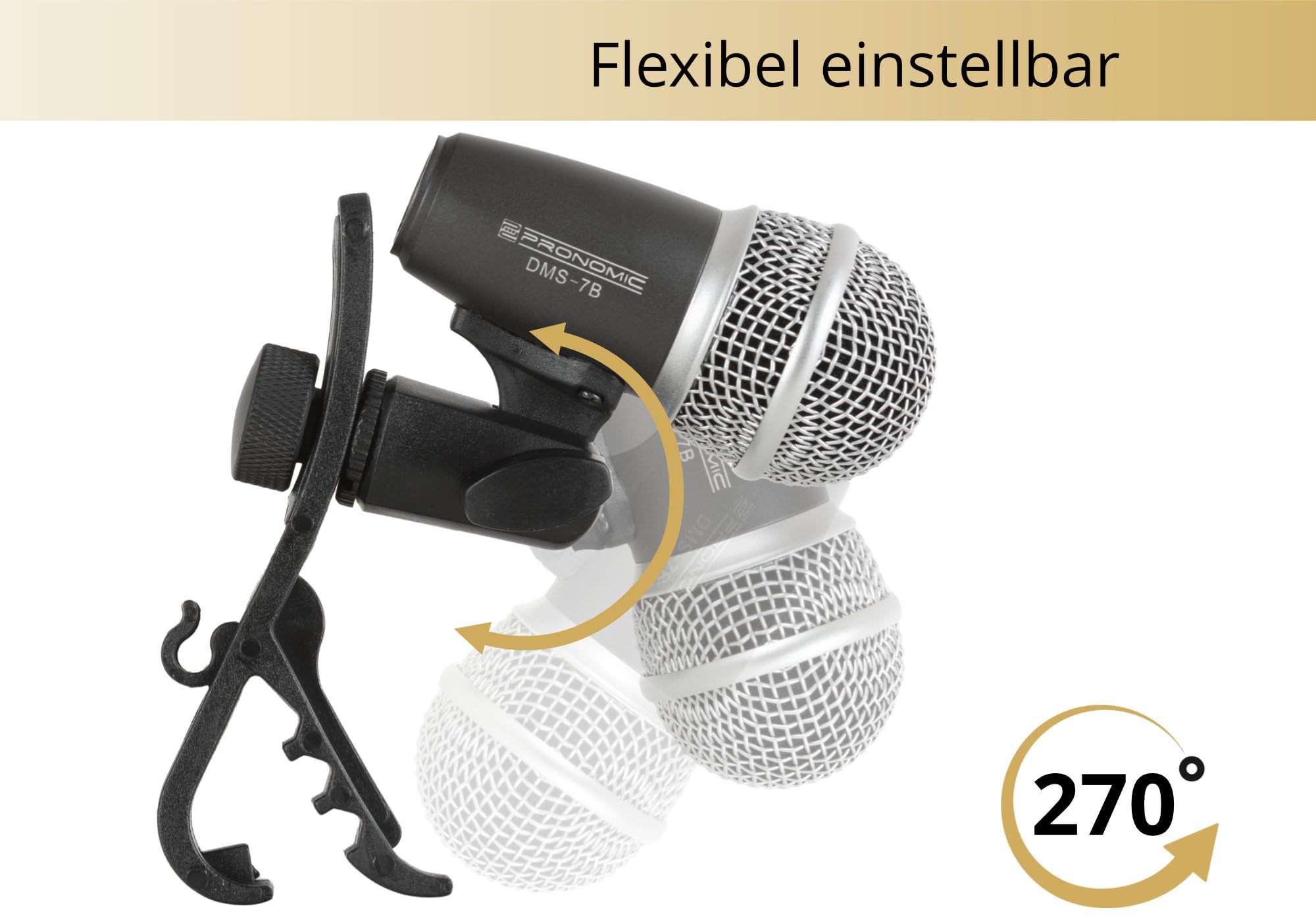 Pronomic Zestaw mikrofonów perkusyjnych DMS-7